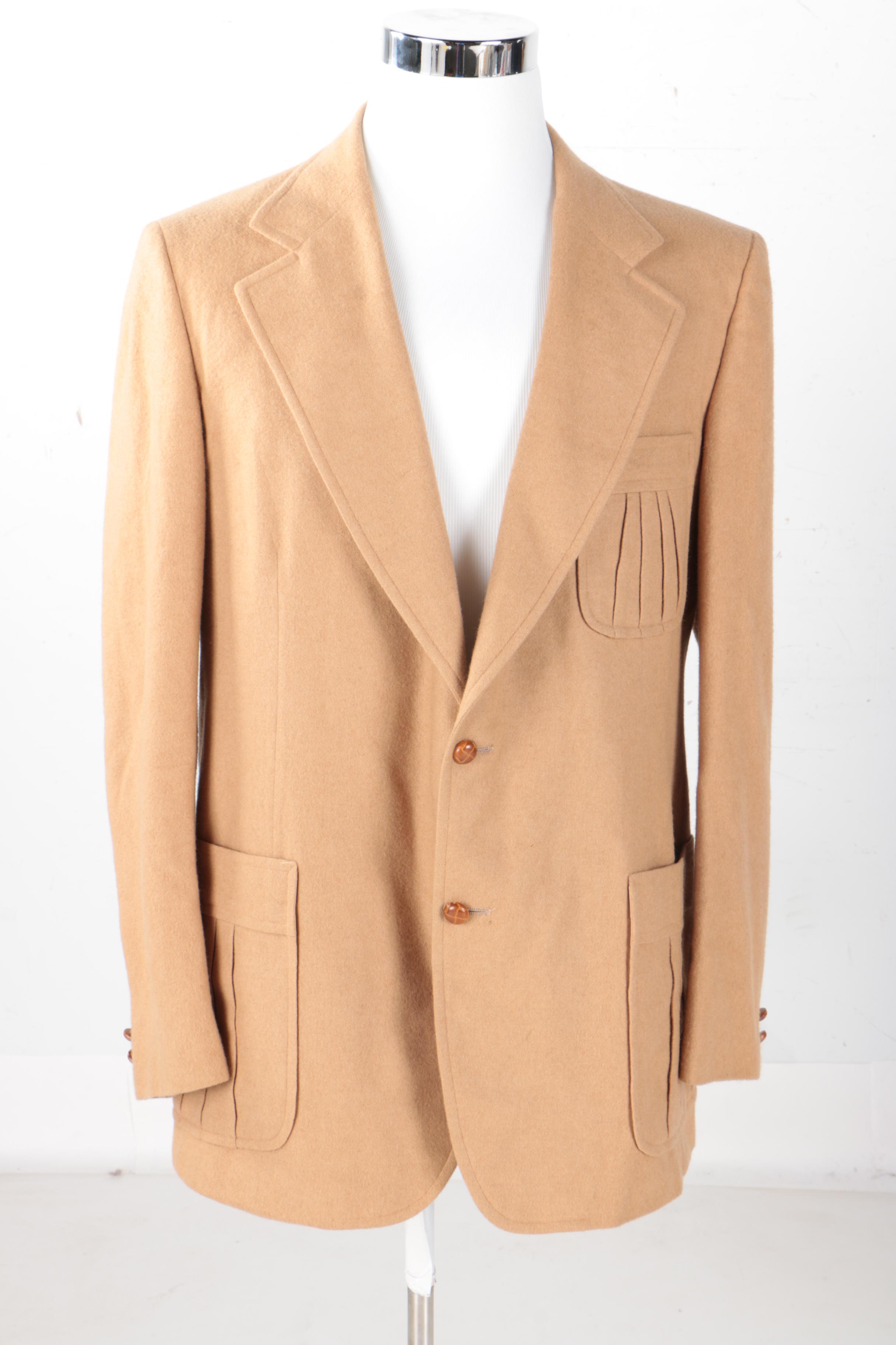 Vintage Countess Mara Camel Hair Jacket and Baroda Overcoat