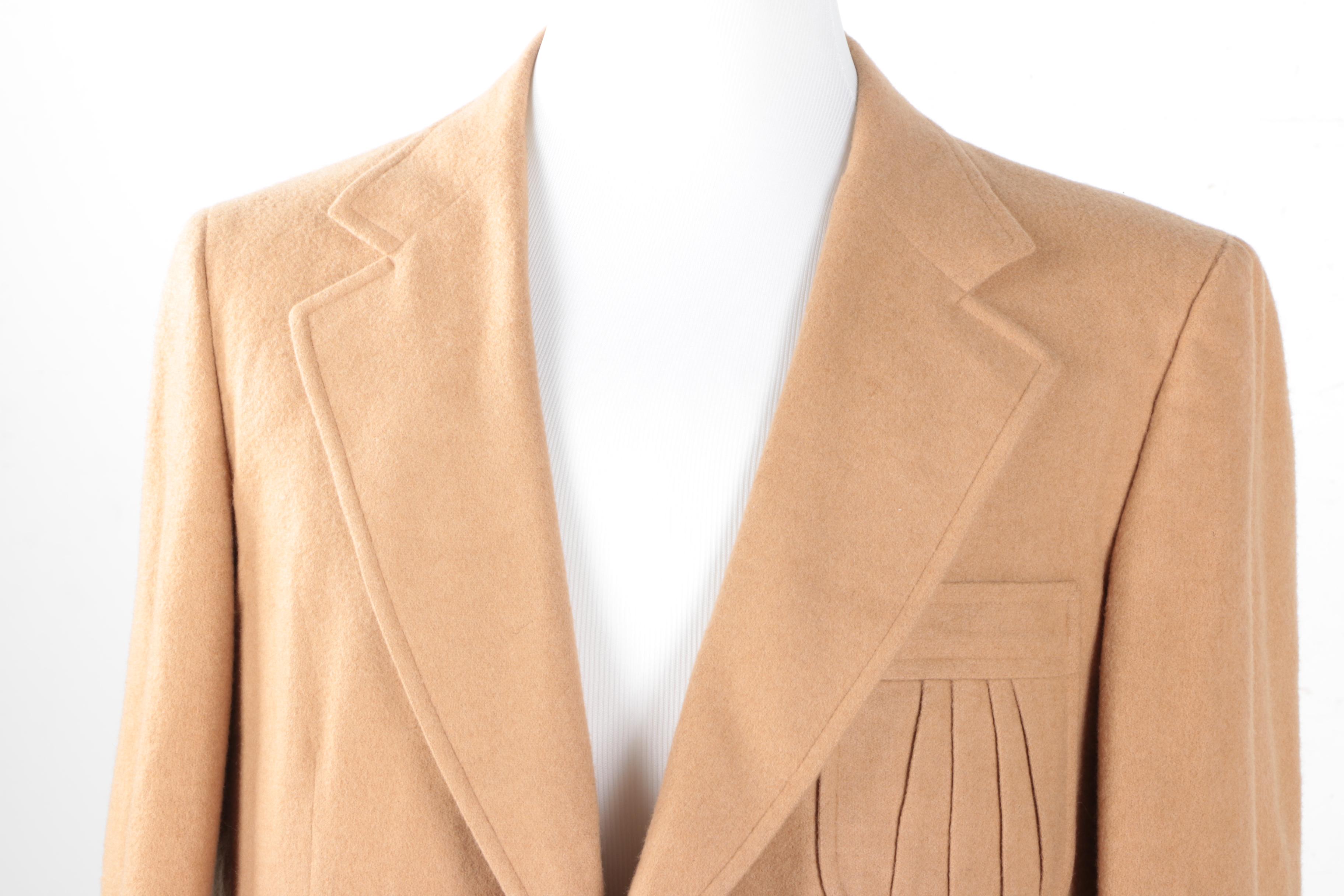 Vintage Countess Mara Camel Hair Jacket and Baroda Overcoat