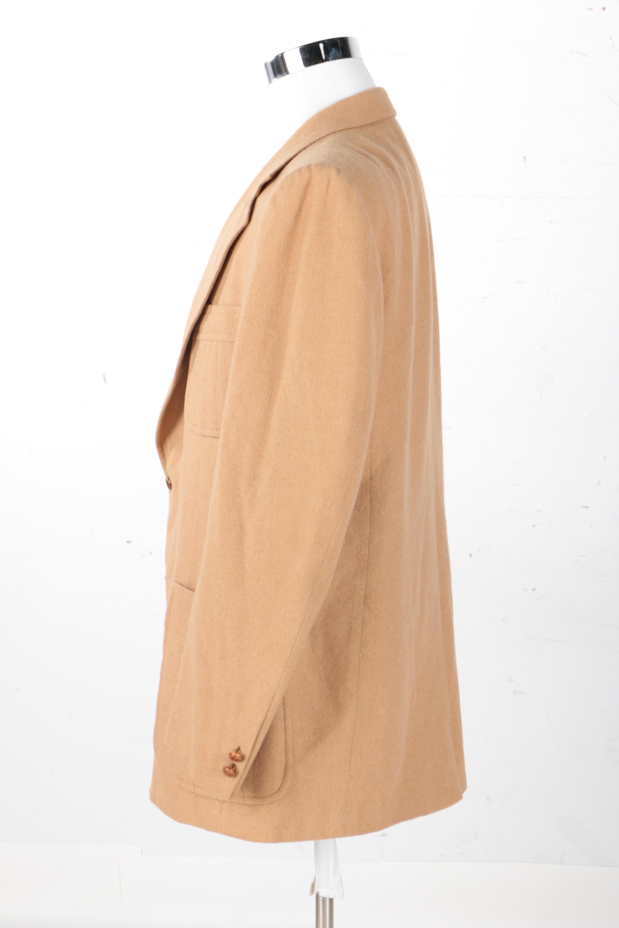 Vintage Countess Mara Camel Hair Jacket and Baroda Overcoat