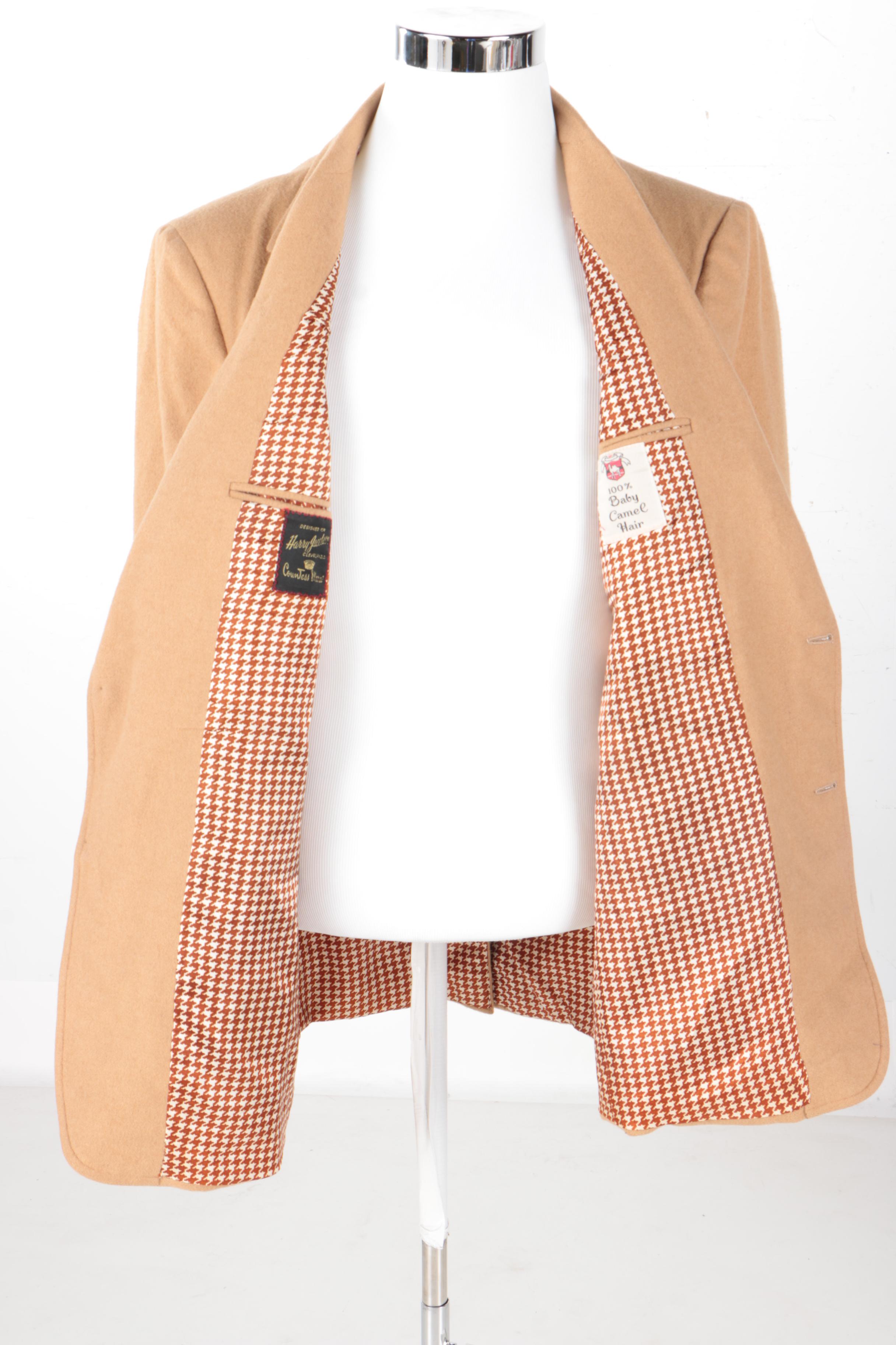 Vintage Countess Mara Camel Hair Jacket and Baroda Overcoat