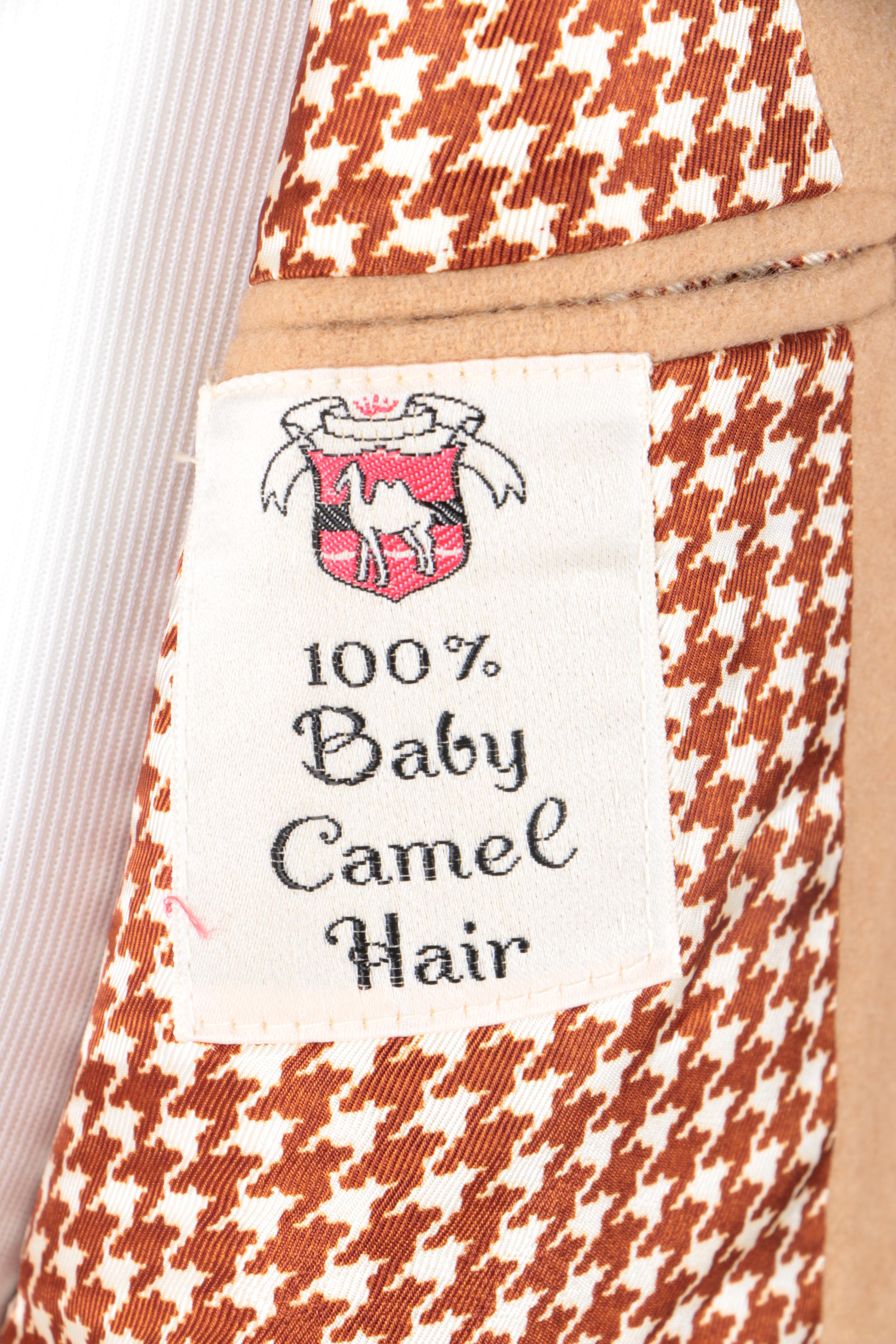 Vintage Countess Mara Camel Hair Jacket and Baroda Overcoat