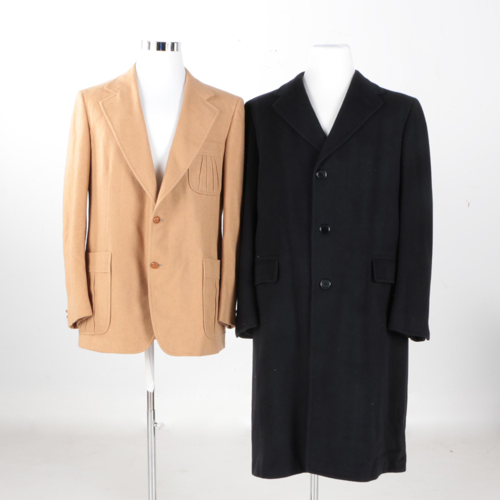 Vintage Countess Mara Camel Hair Jacket and Baroda Overcoat