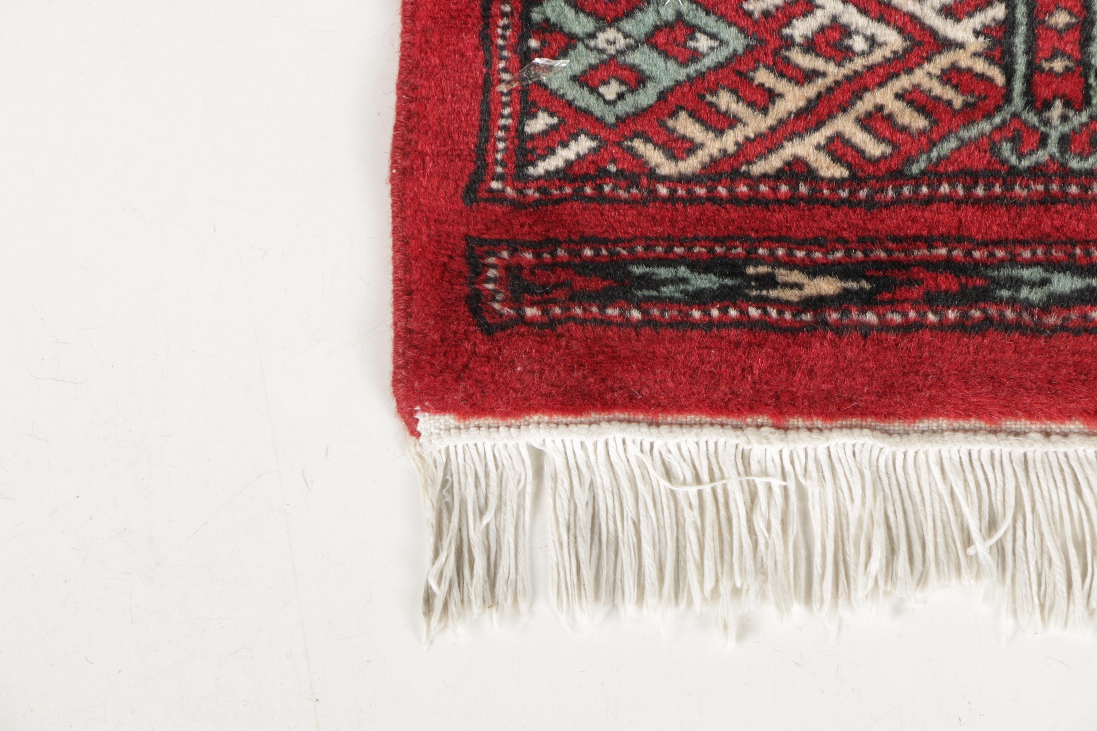 Hand-Knotted Ersari Bokhara Area Rug