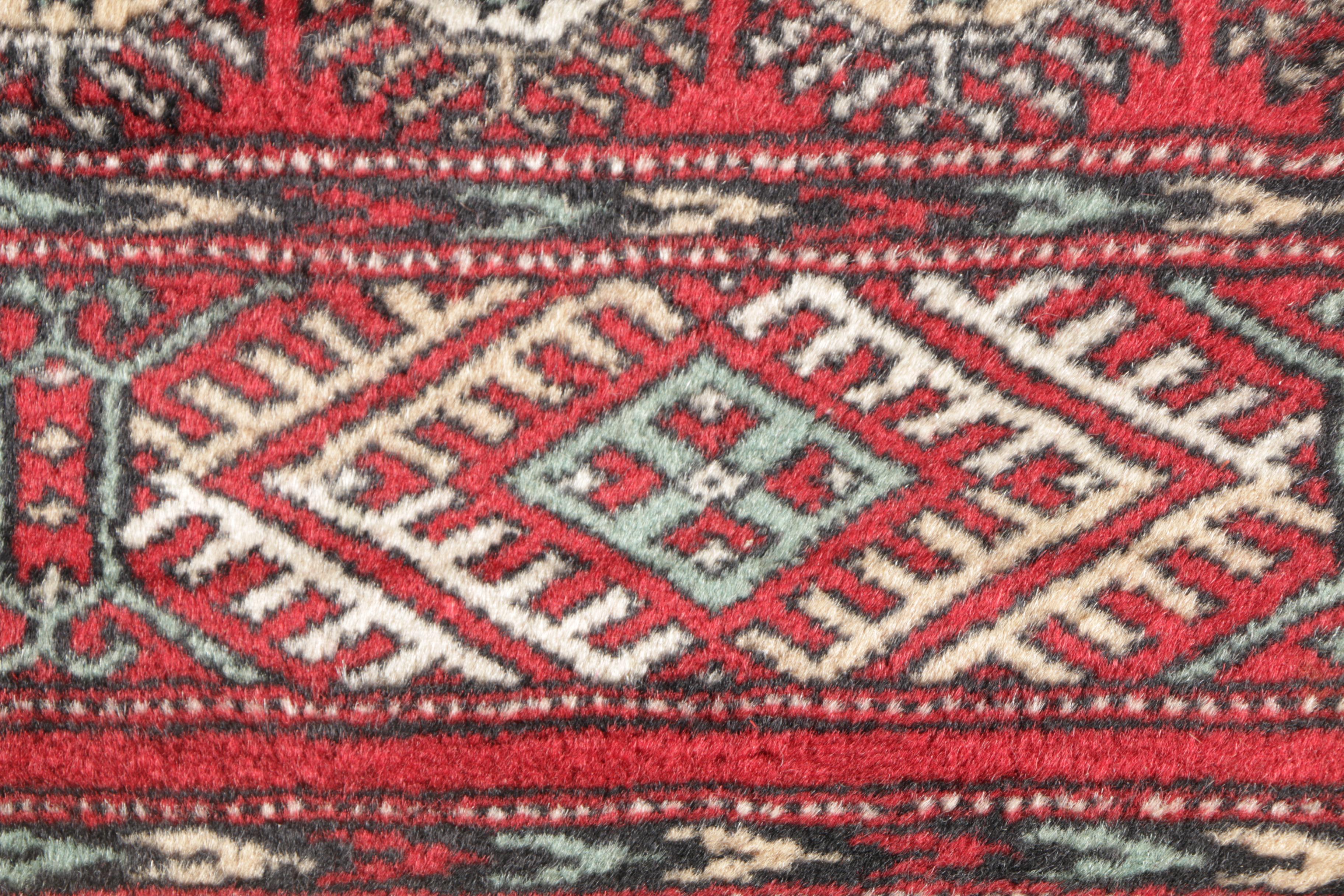 Hand-Knotted Ersari Bokhara Area Rug