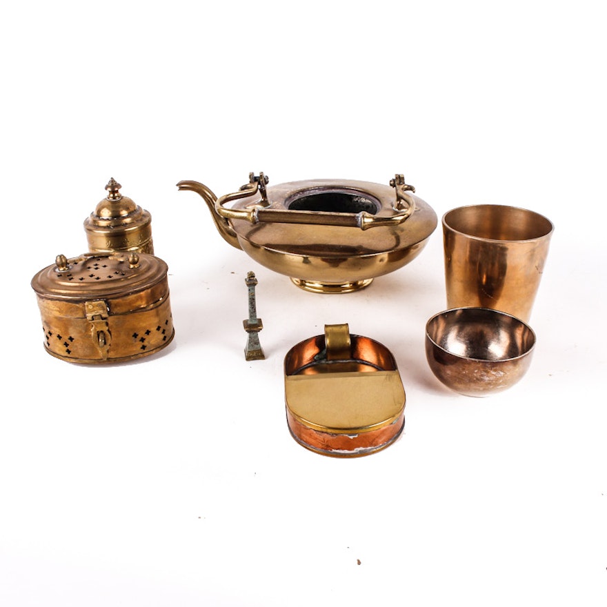 Collection of Brass Decor