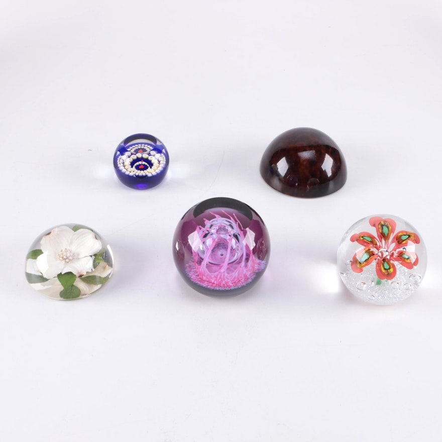 Assorted Glass Paperweights