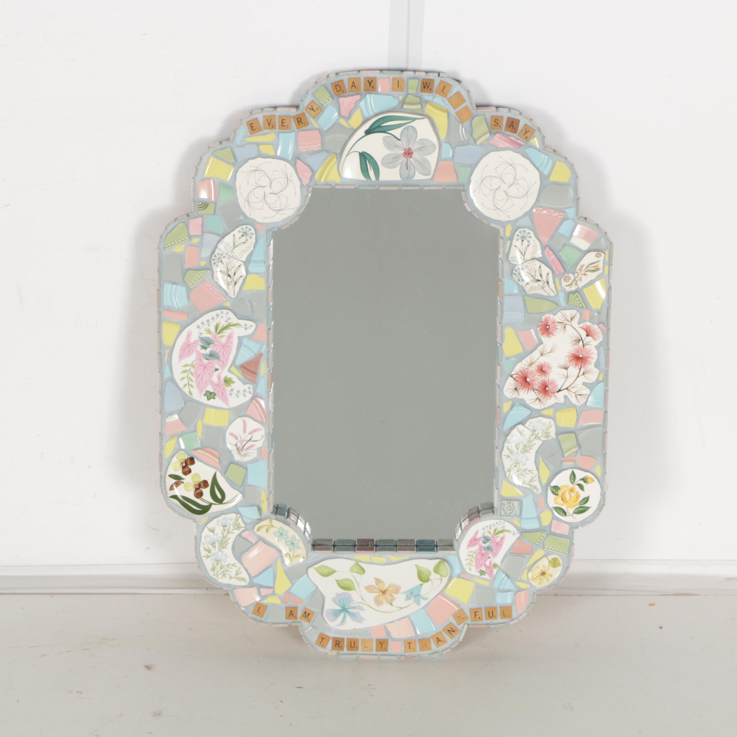 Mosaic Artists Tile Wall Mirror