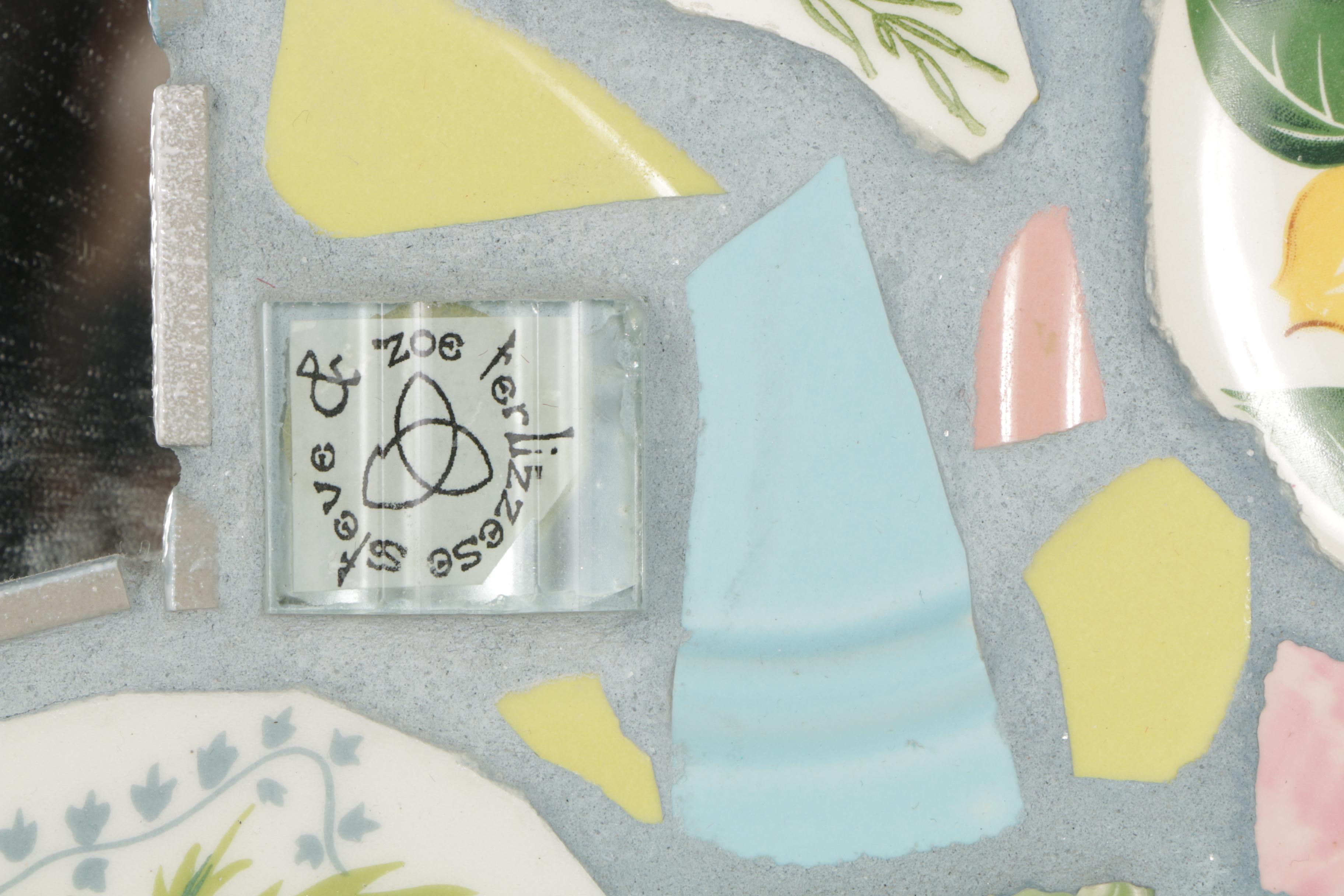 Mosaic Artists Tile Wall Mirror