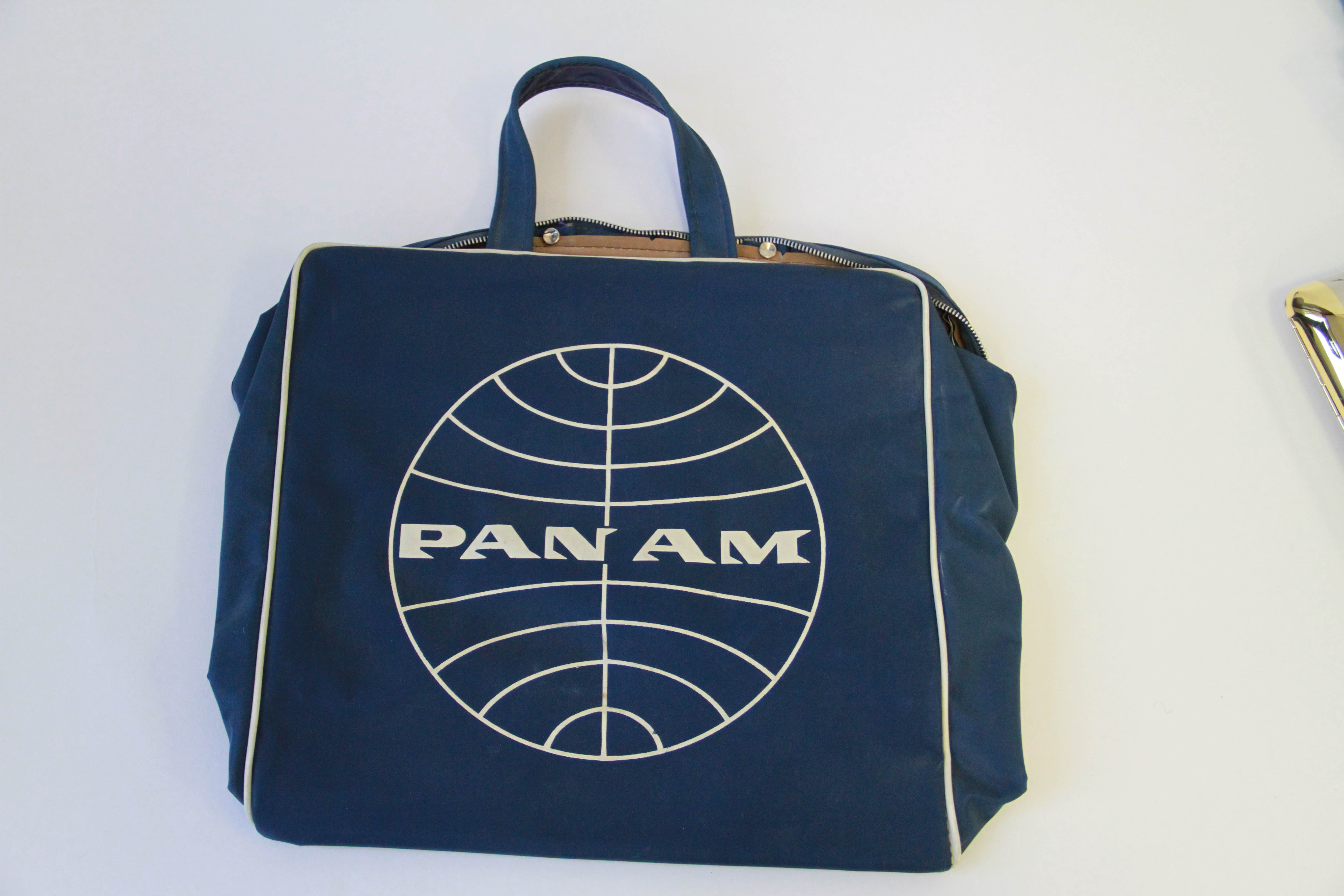 Collection of Vintage Pan Am and KLM JetSet Handbags