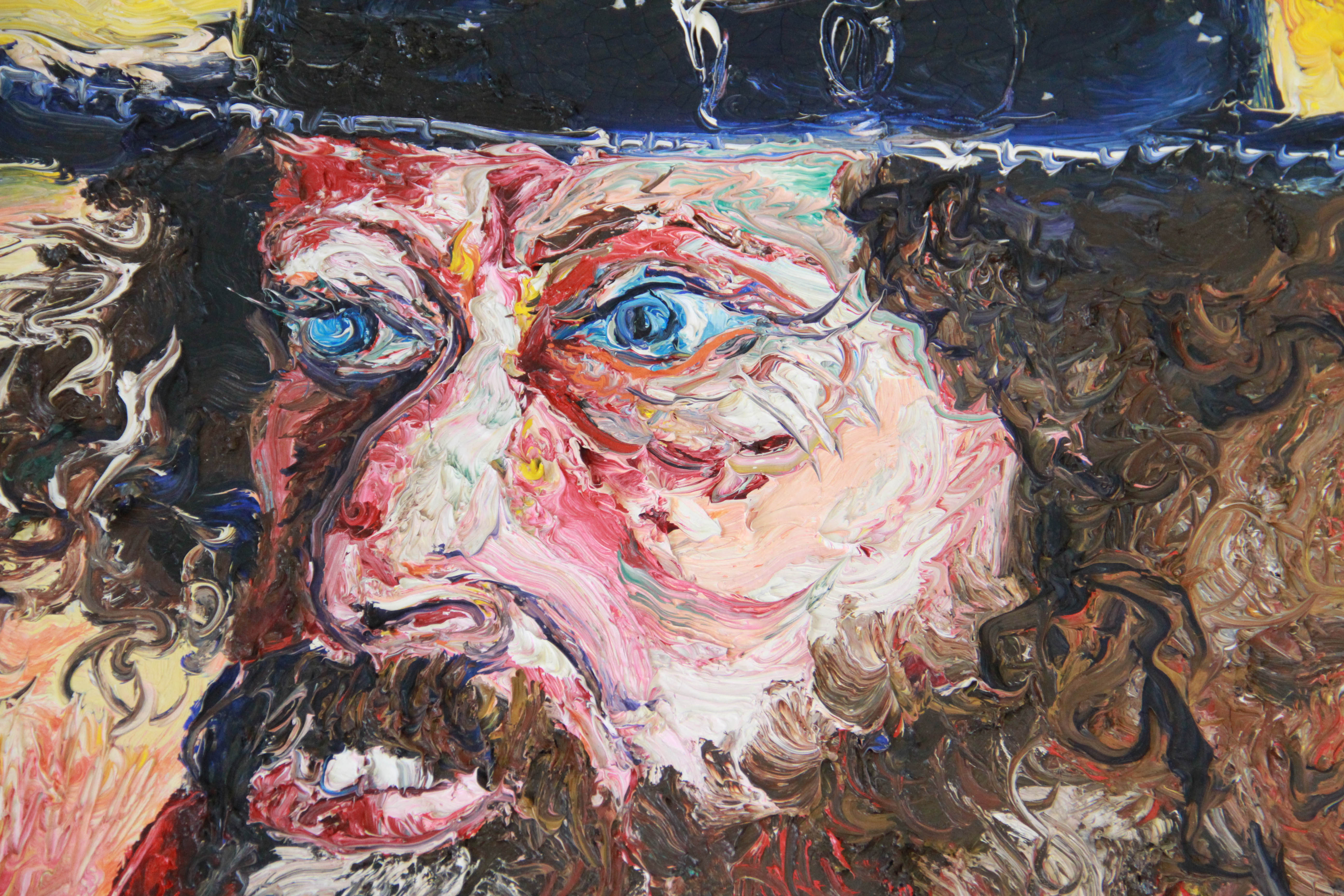 1973 Peter Dean Oil Painting "Isser"