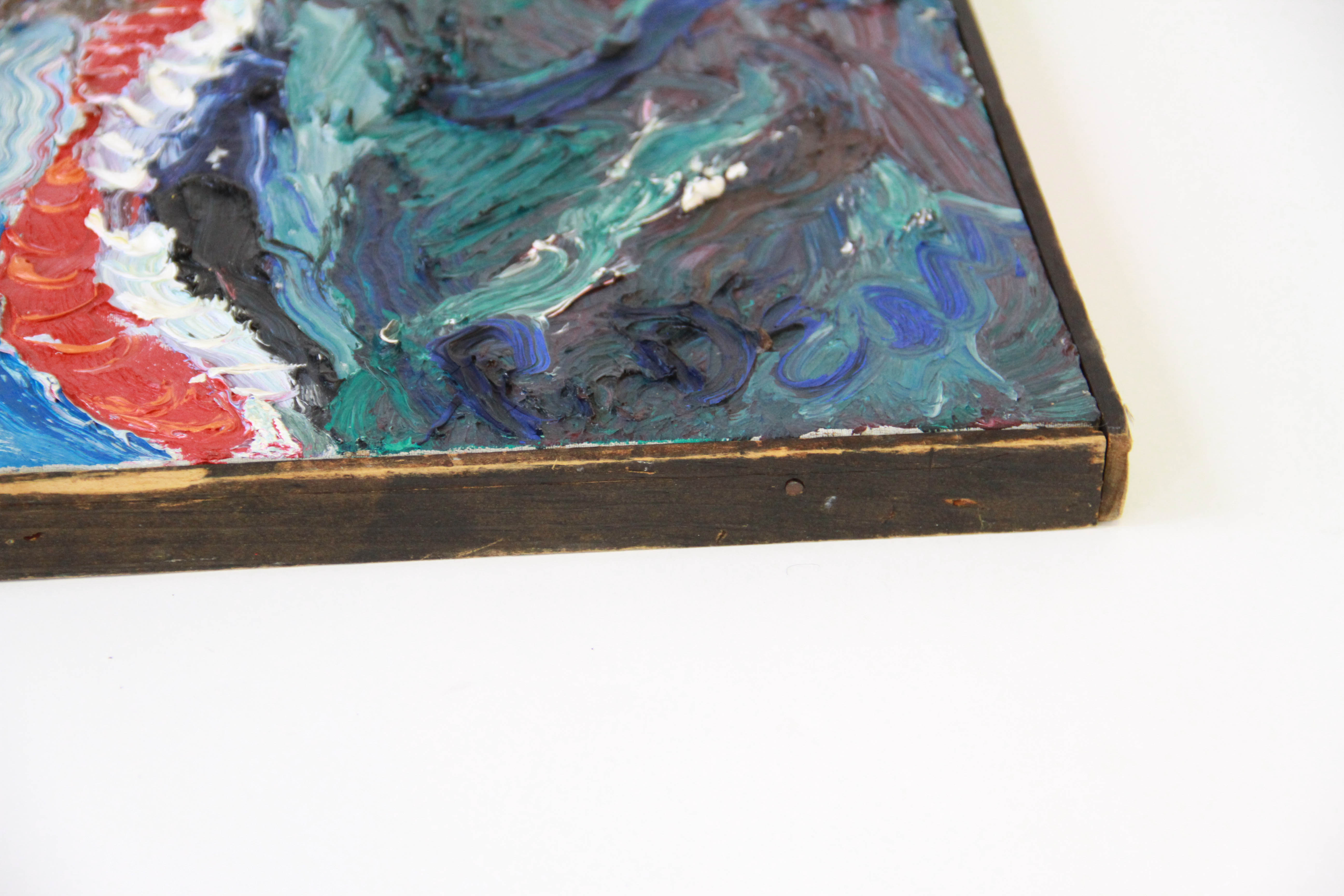 1973 Peter Dean Oil Painting "Isser"