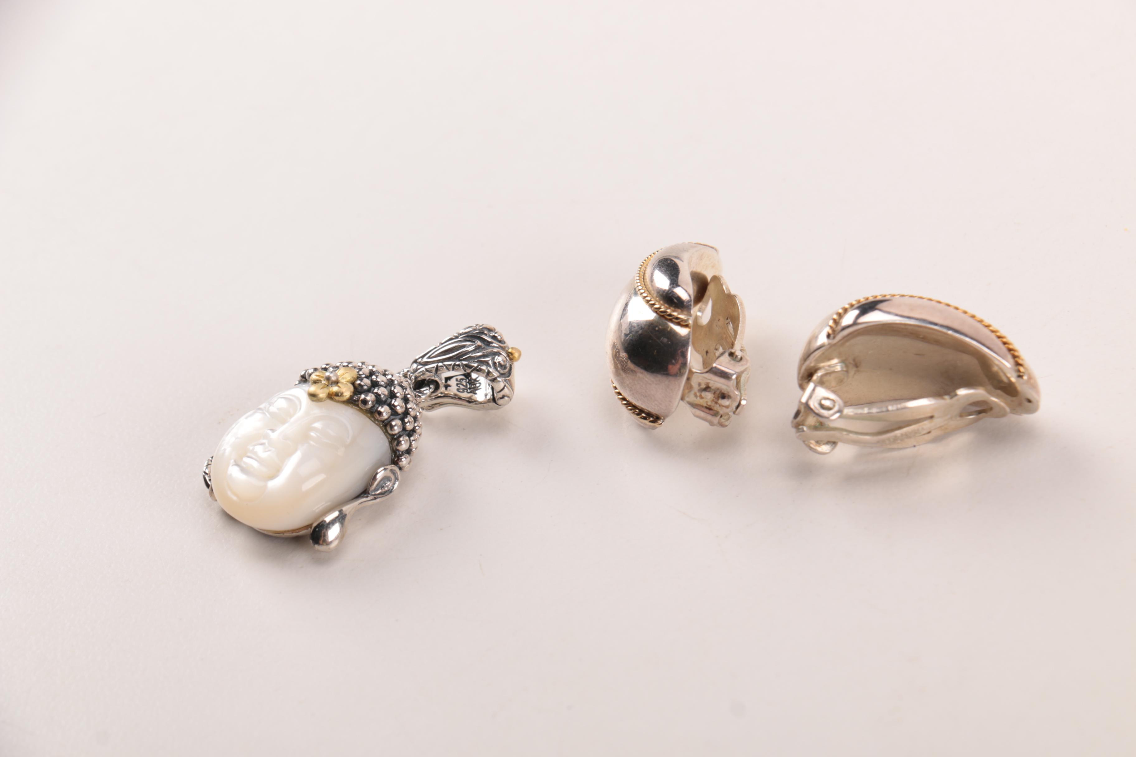 Sterling Silver Jewelry Including Robert Lee Morris and Bixby