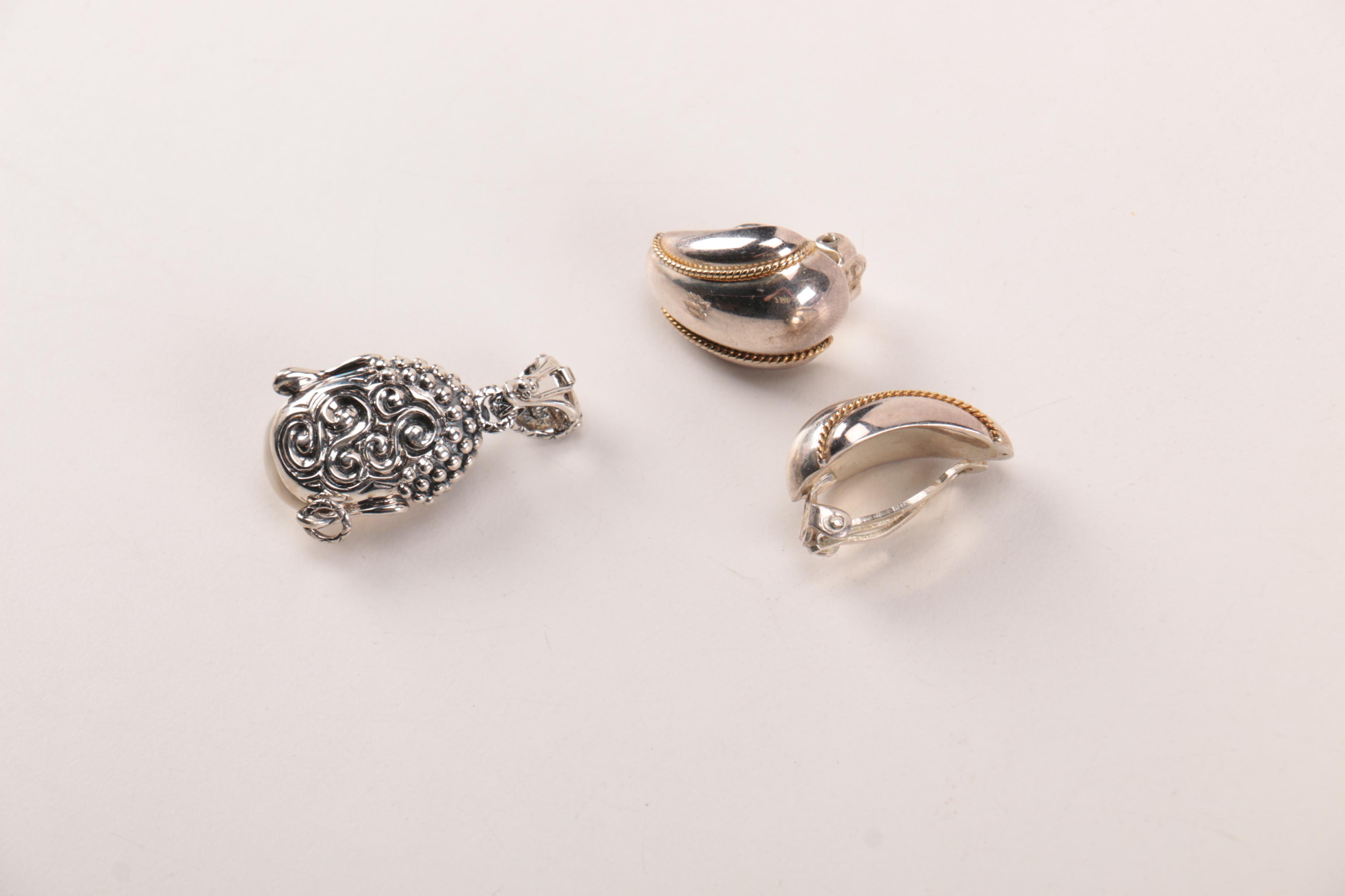 Sterling Silver Jewelry Including Robert Lee Morris and Bixby