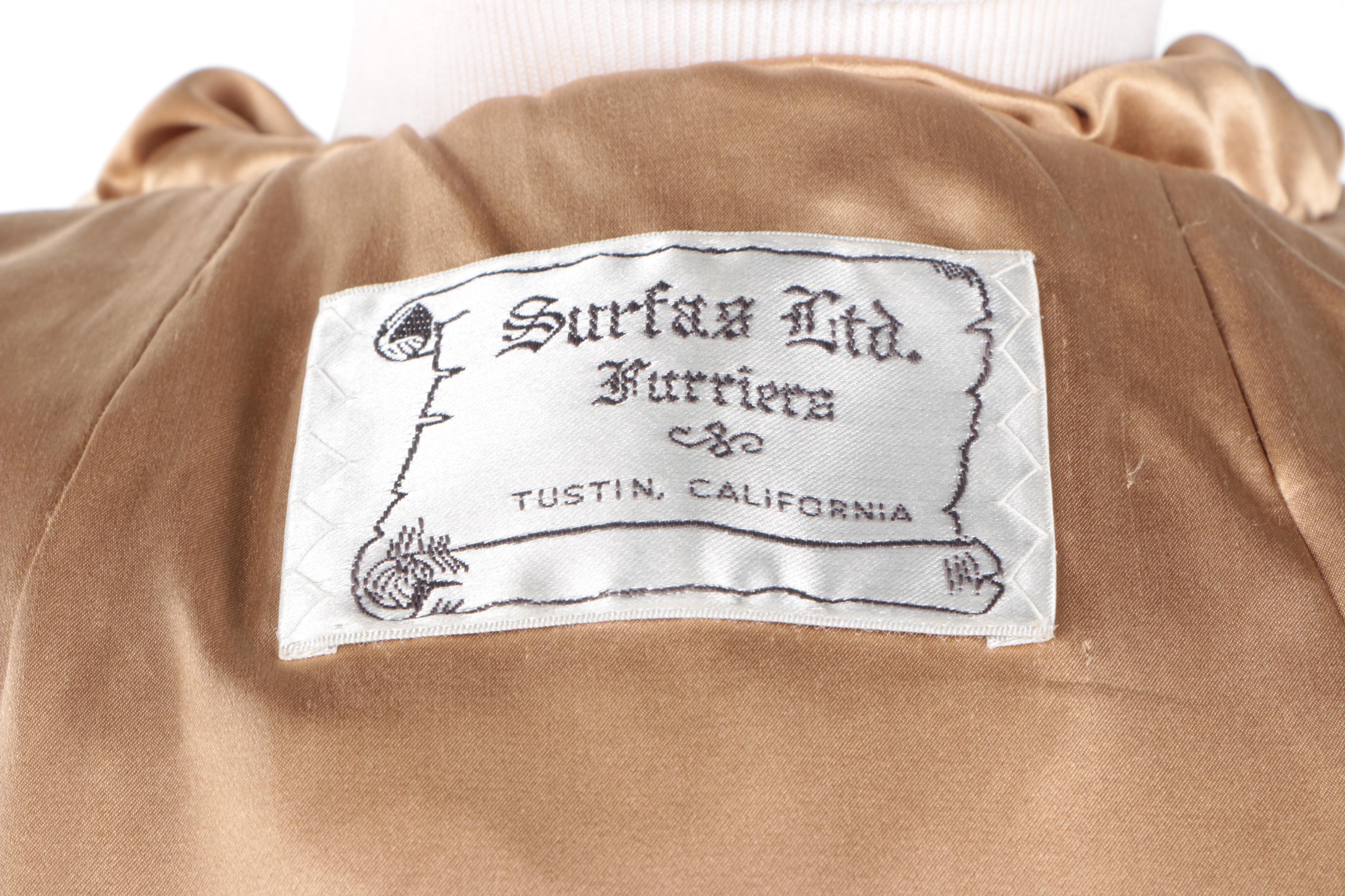 Canadian Lynx Coat with Fox Fur Trim Hood