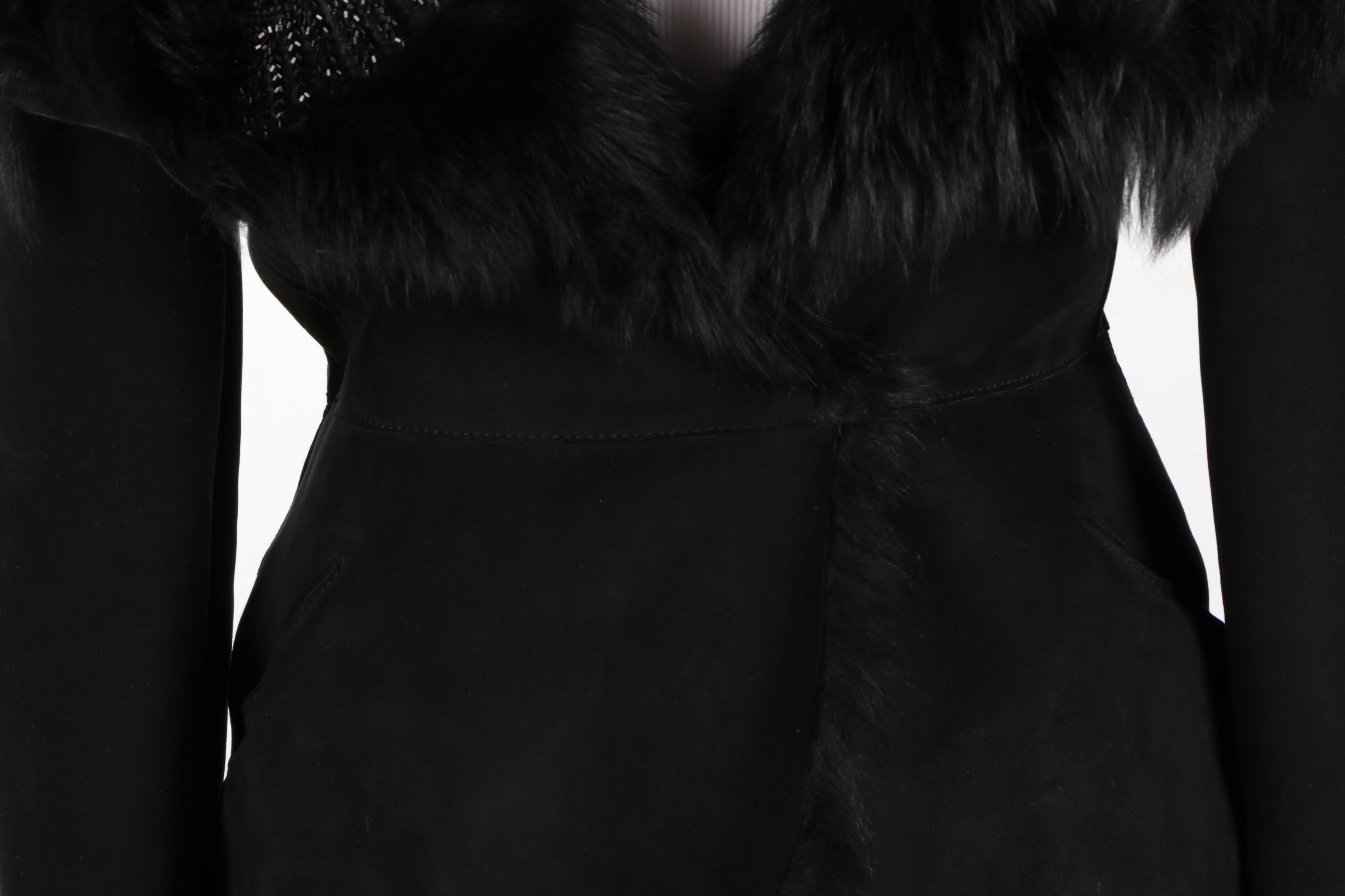 Alexander McQueen Sheep Suede Coat