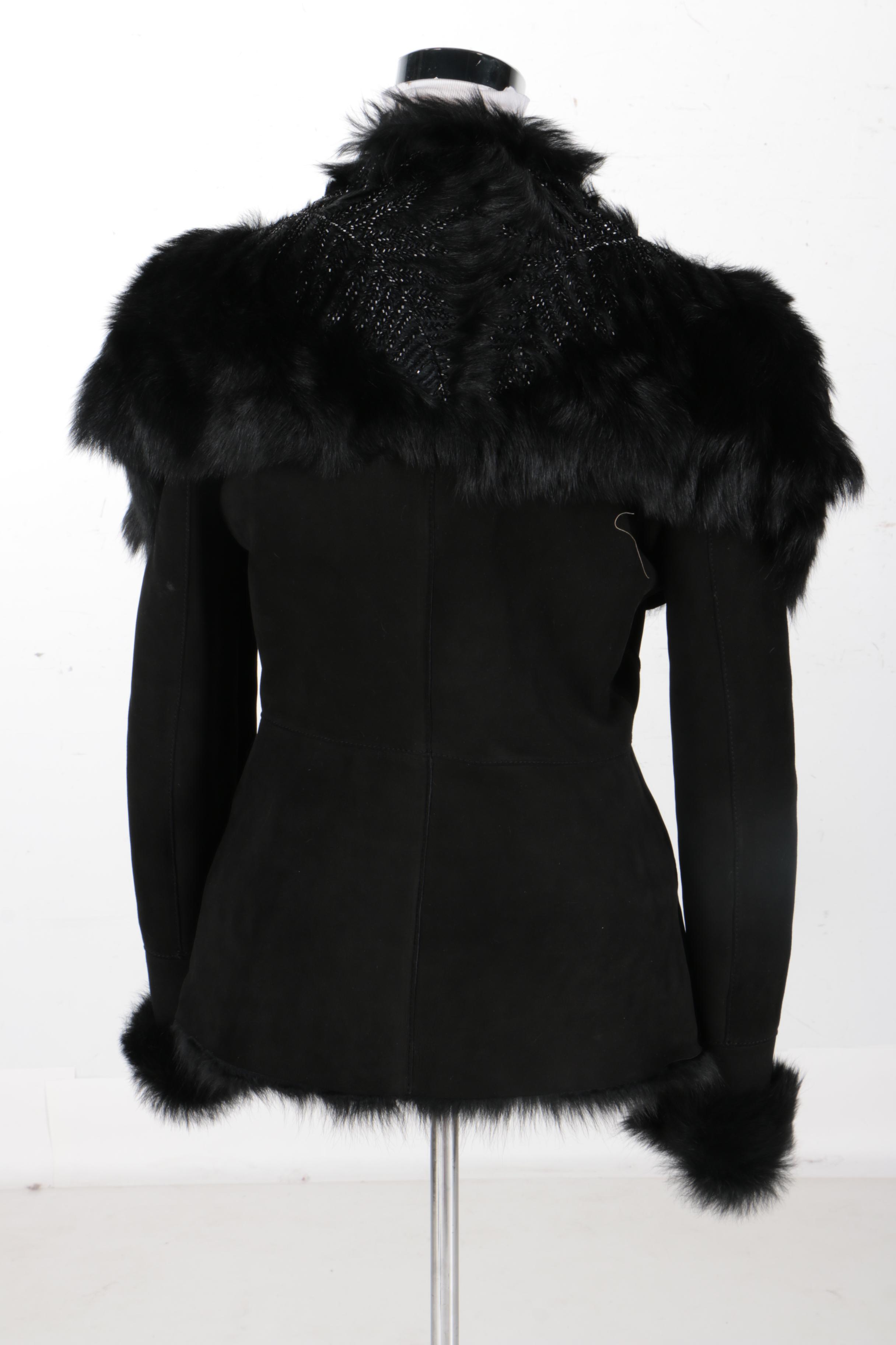 Alexander McQueen Sheep Suede Coat