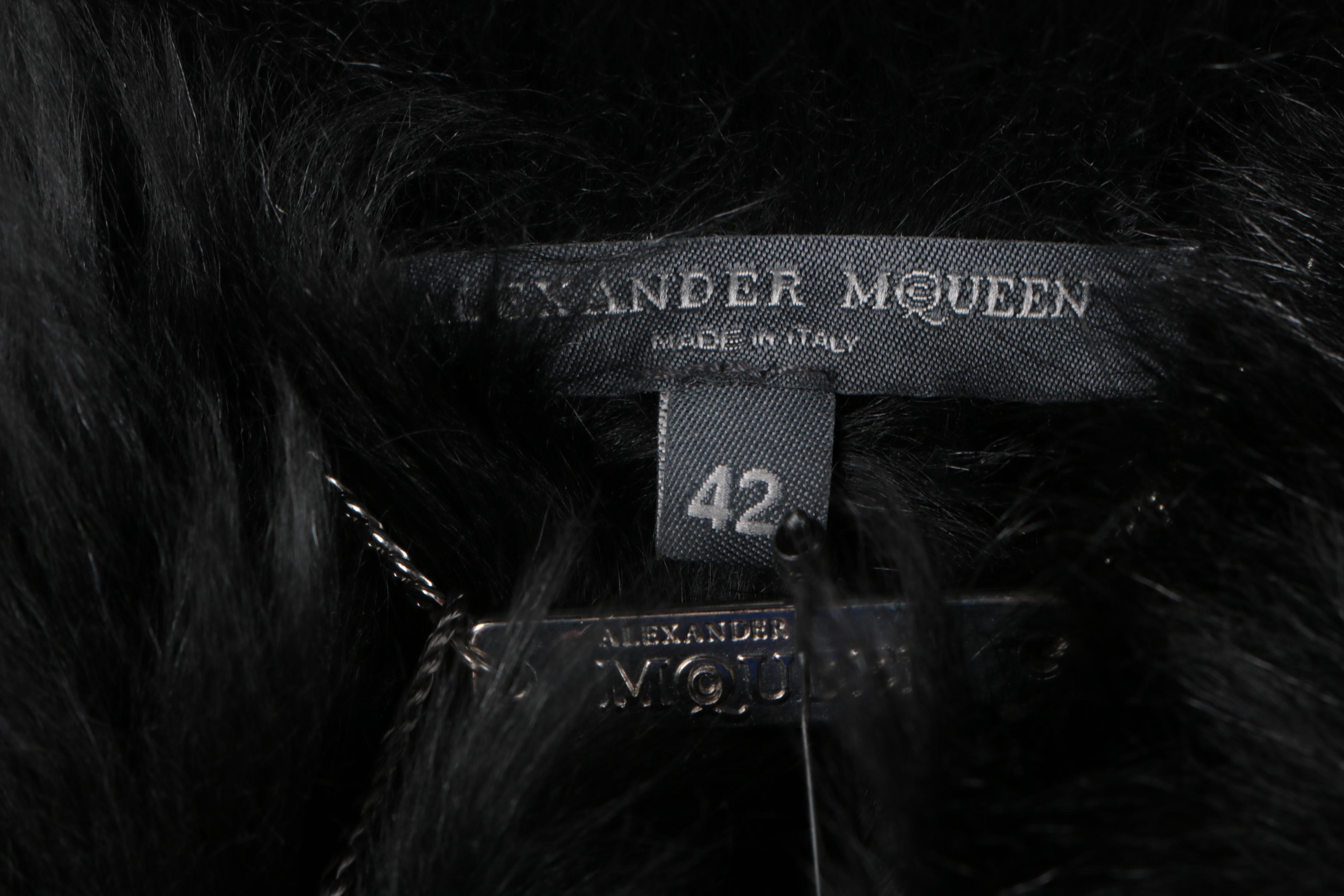Alexander McQueen Sheep Suede Coat