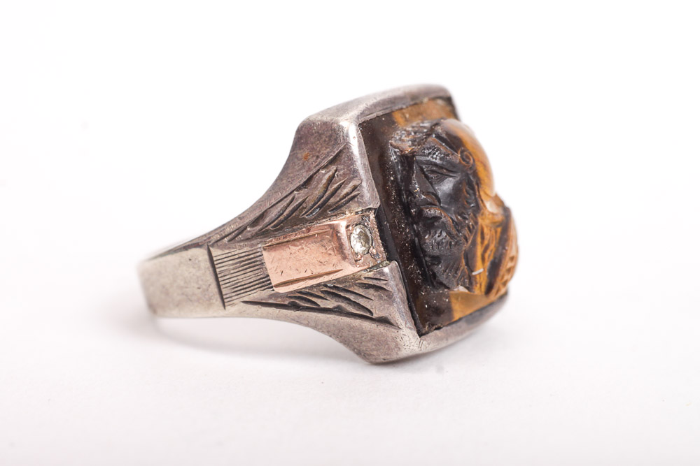 10K Gold and Sterling Ring