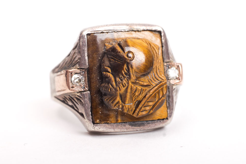 10K Gold and Sterling Ring