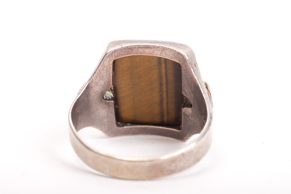10K Gold and Sterling Ring