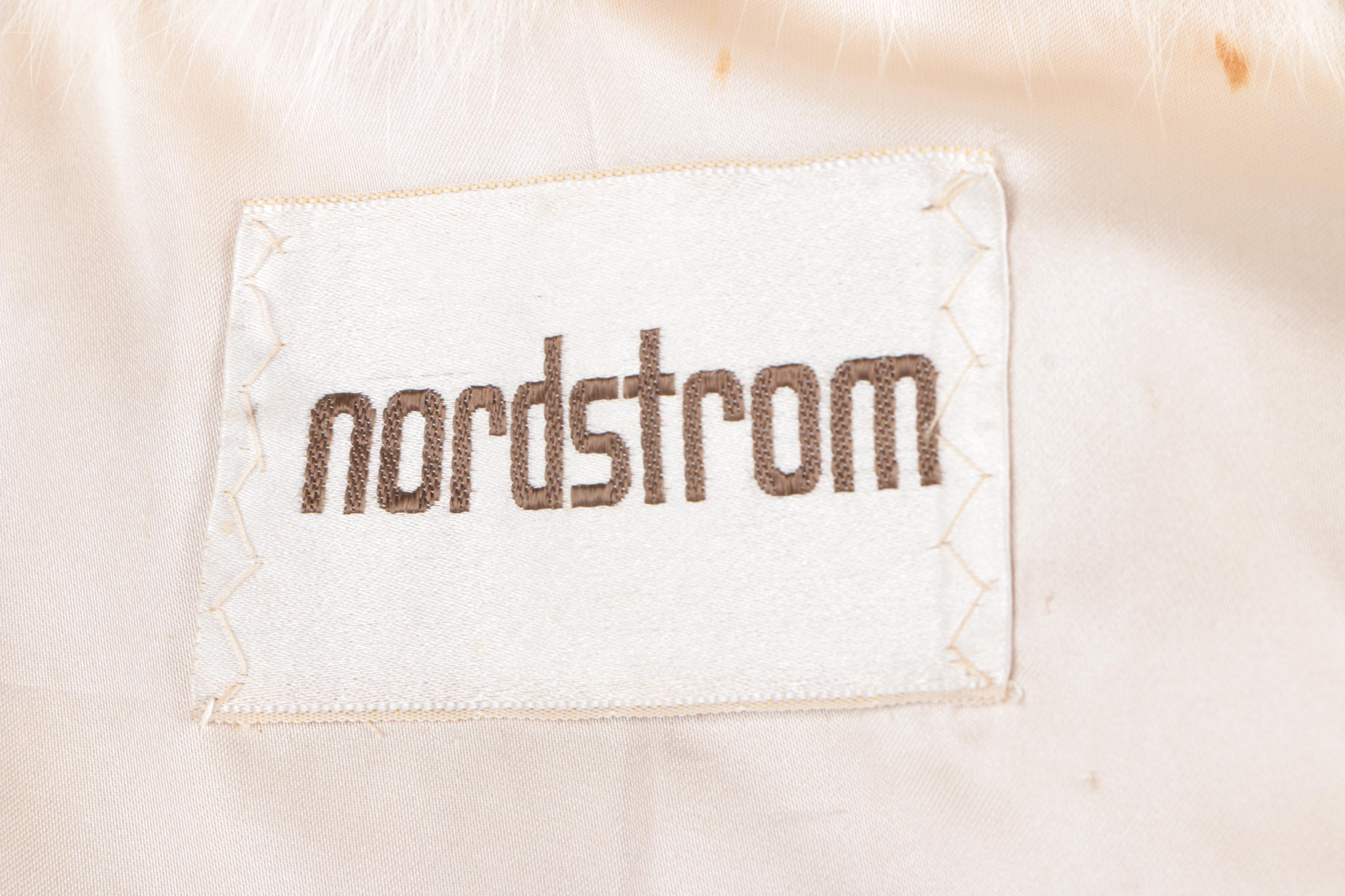 Sheared Canadian Beaver Coat with Fox Trim