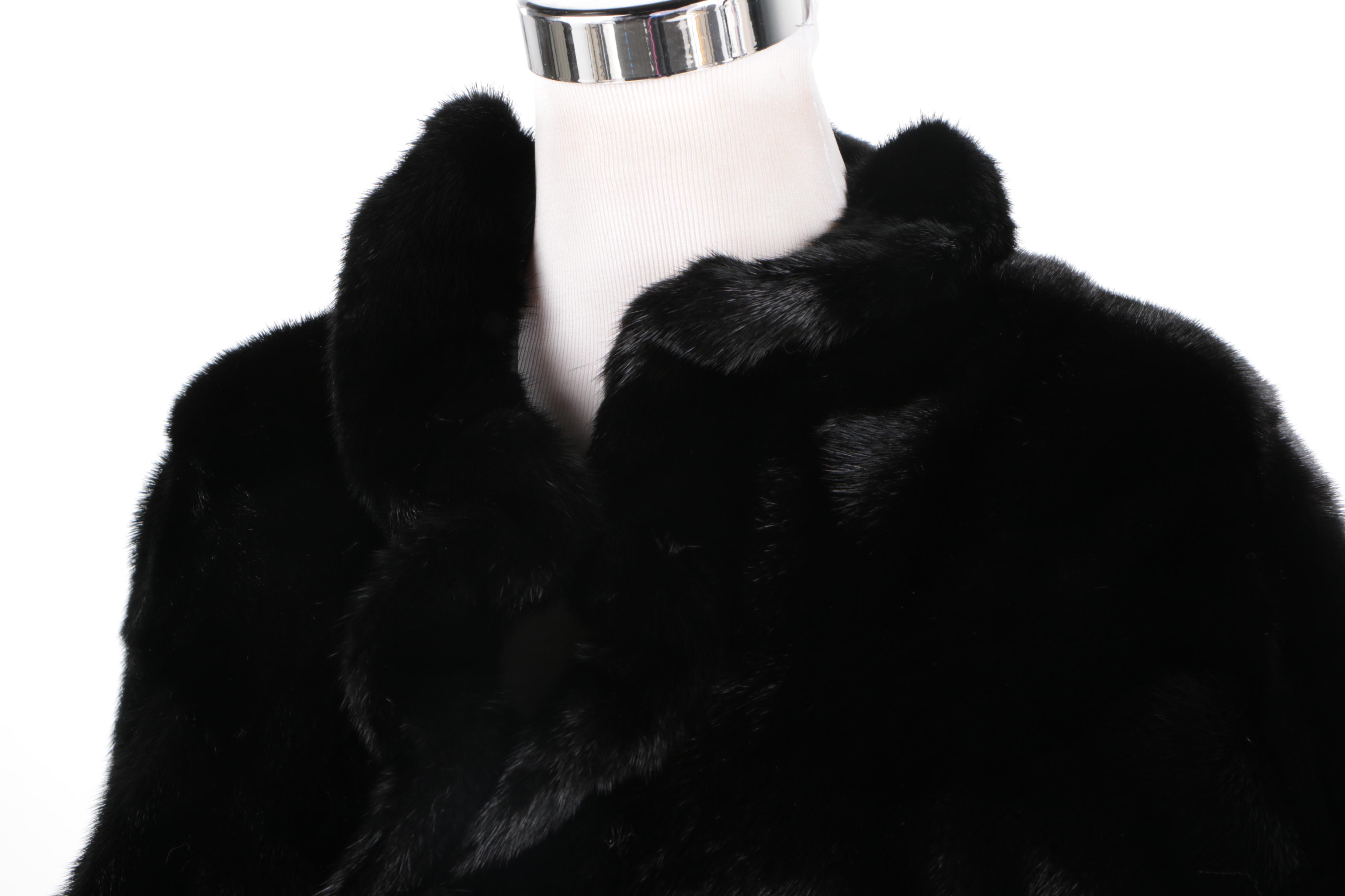 Saga Ranched Mink Stole