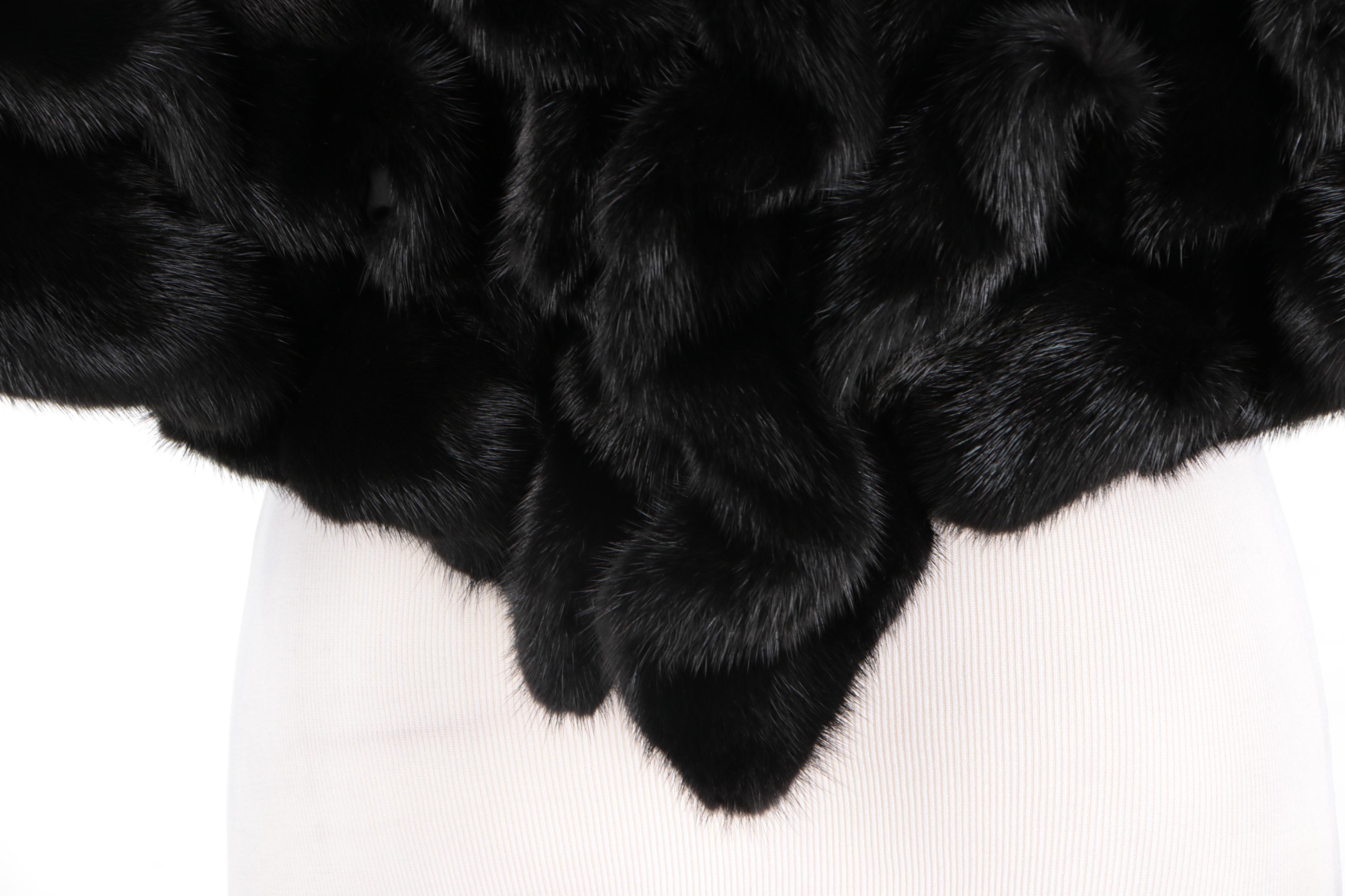 Saga Ranched Mink Stole