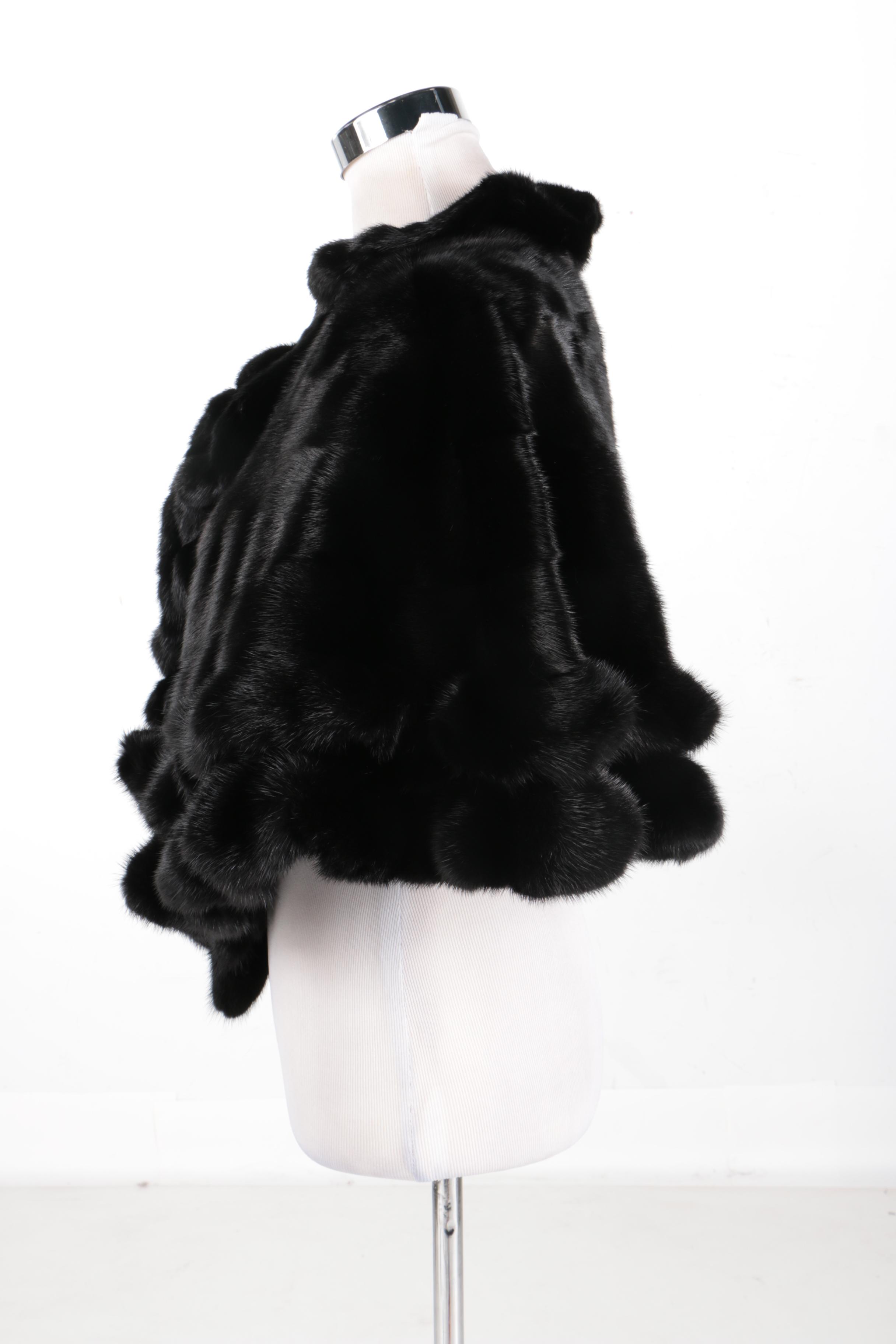Saga Ranched Mink Stole