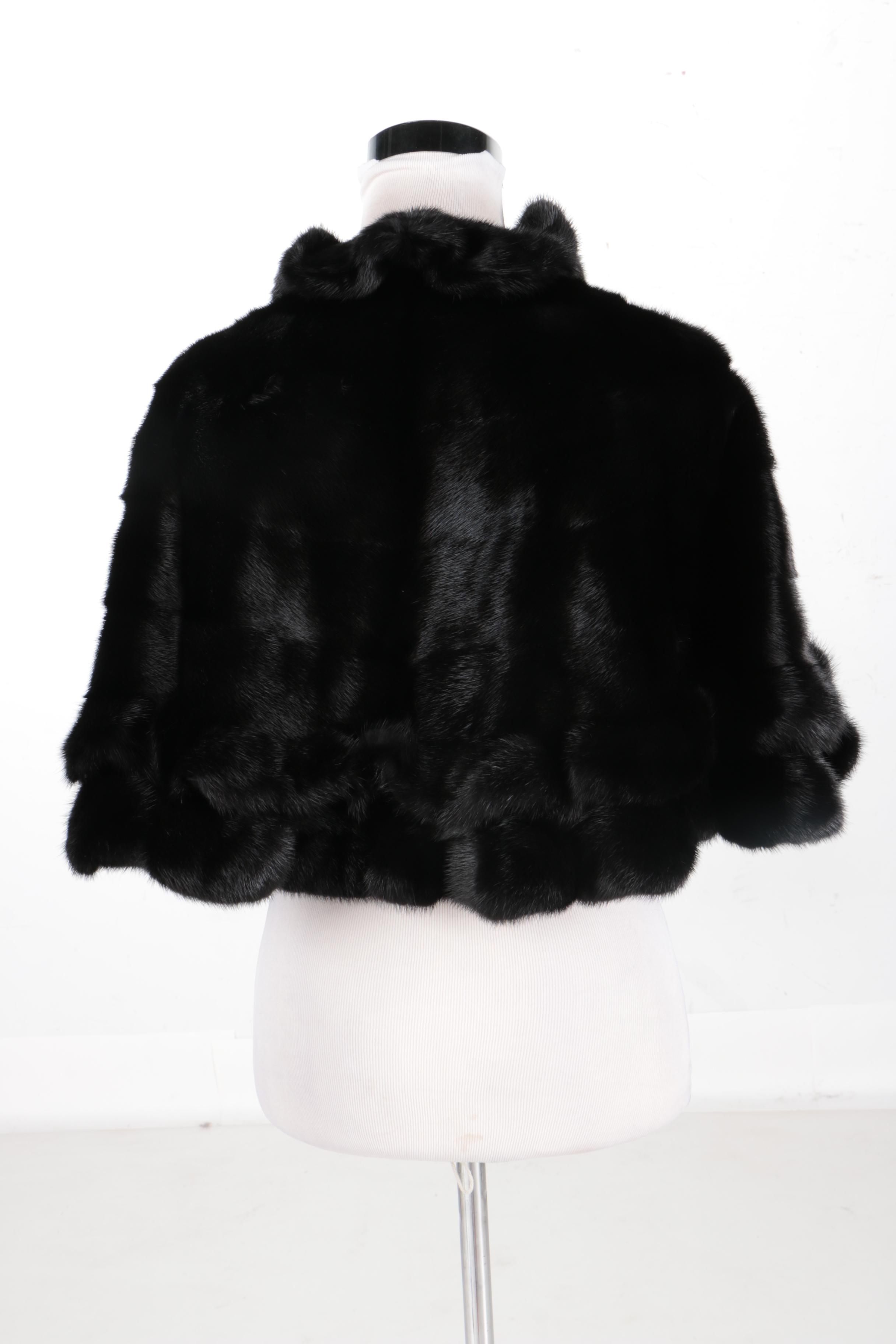 Saga Ranched Mink Stole