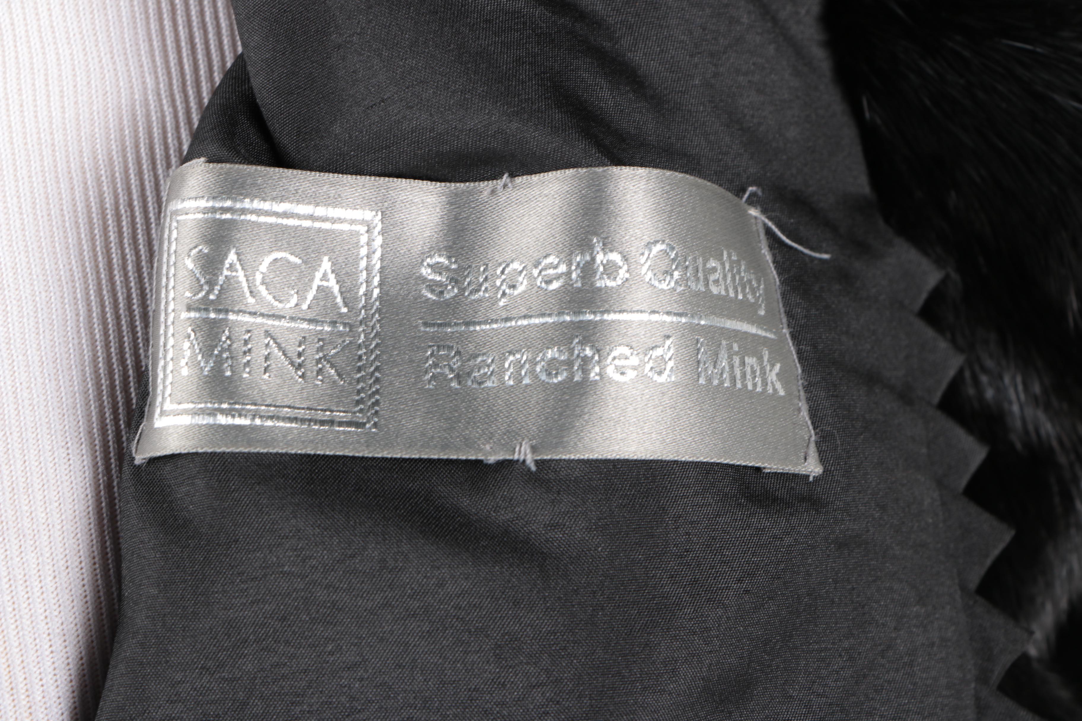 Saga Ranched Mink Stole