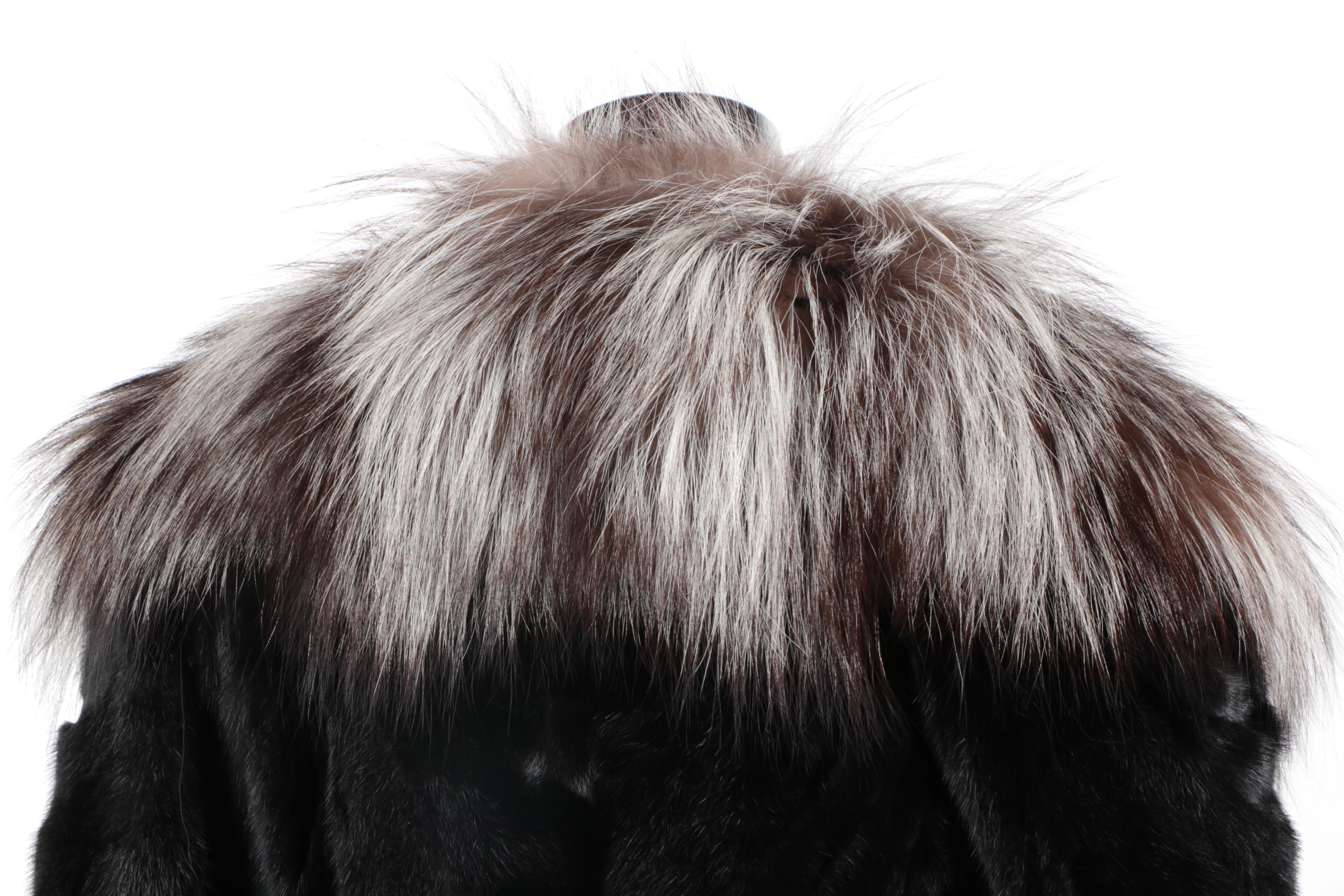 Ranch Mink with Silver Fox Trim