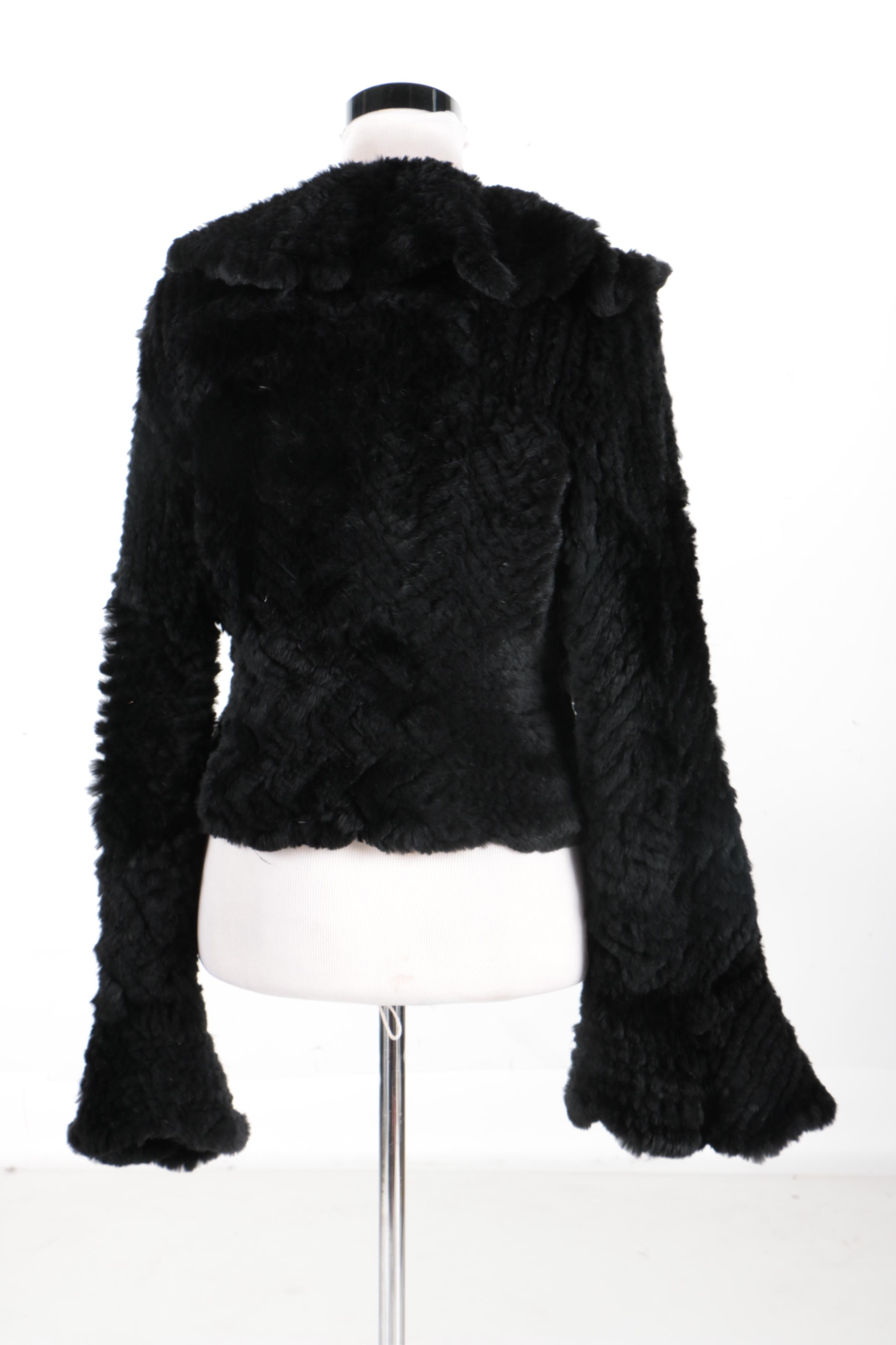 Sheared Beaver Women's Cardigan