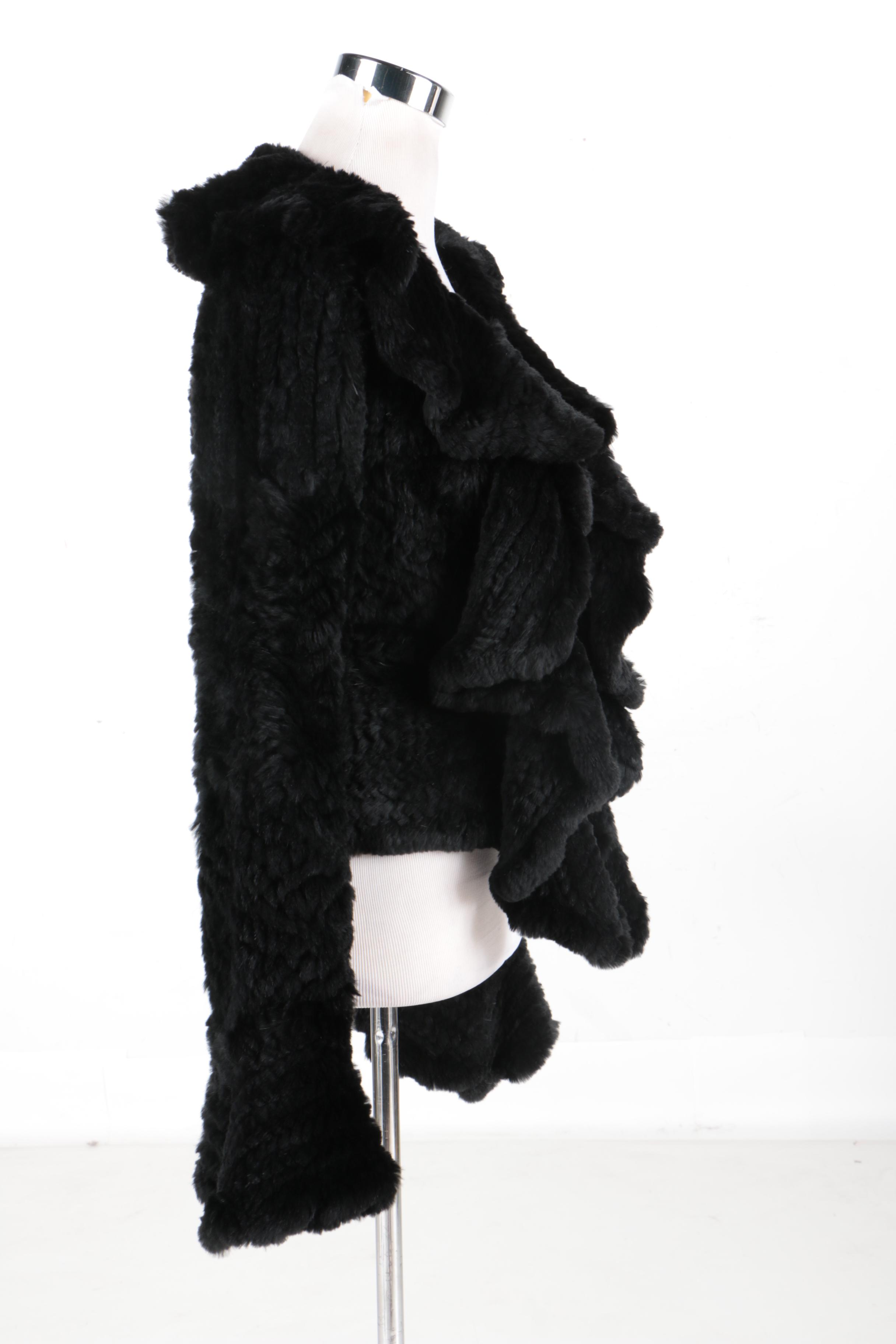 Sheared Beaver Women's Cardigan