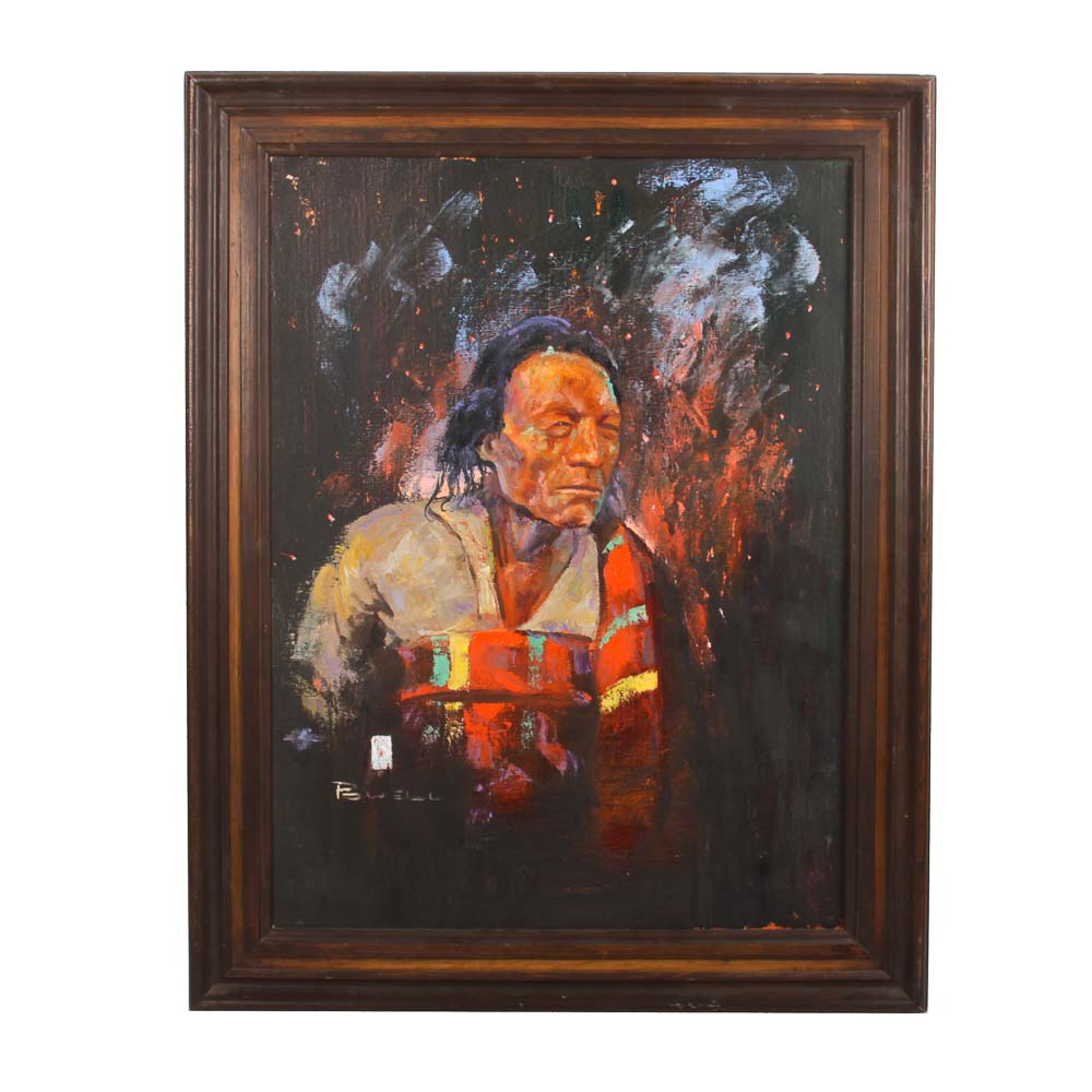 Ace Powell Original Oil Painting on Canvas