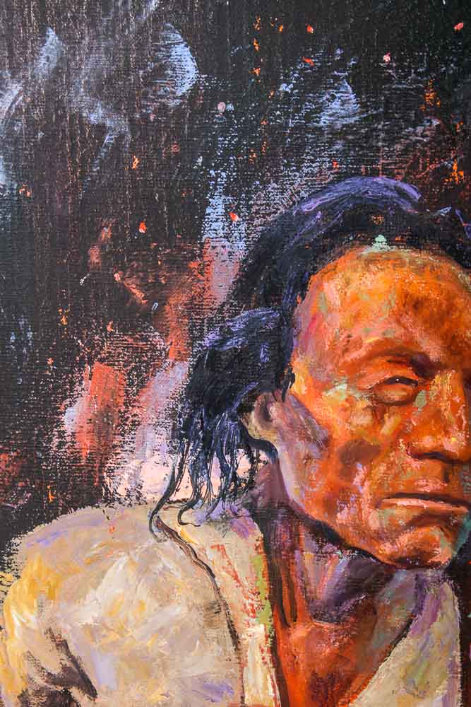 Ace Powell Original Oil Painting on Canvas