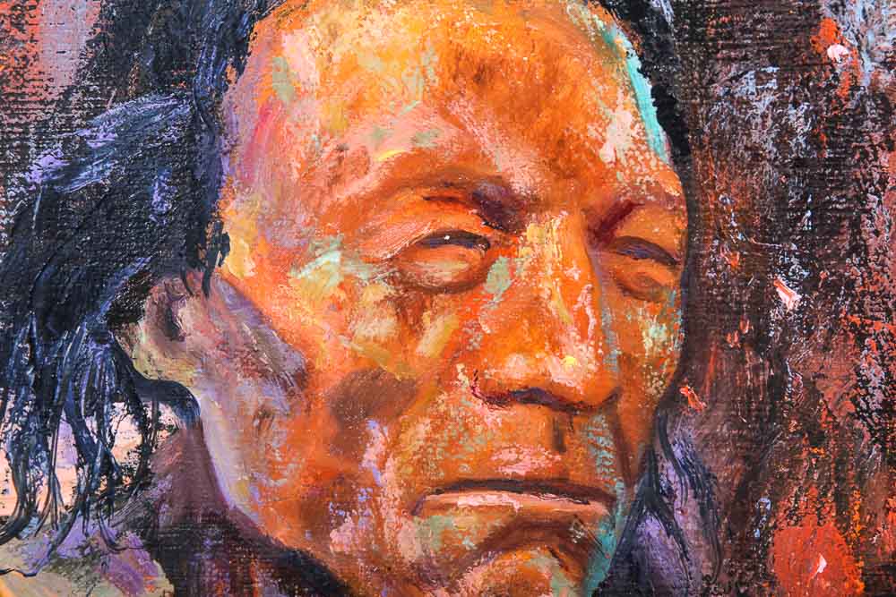 Ace Powell Original Oil Painting on Canvas