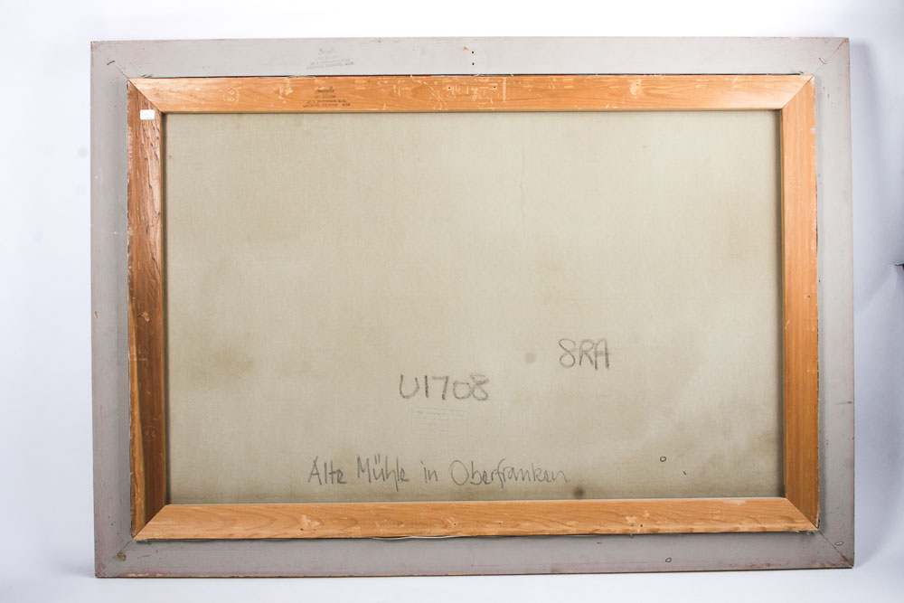 Al Mettel Oil Painting "Alte Muhle in Oberfranken"