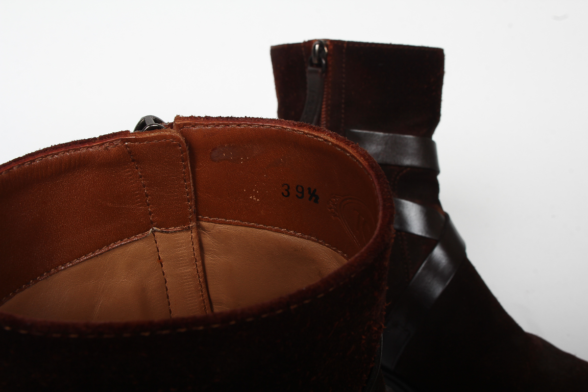 Tod's Brown Suede Women's Ankle Boots