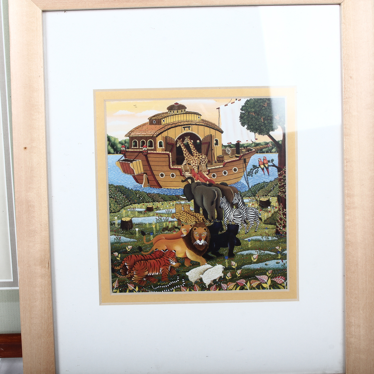 Two Framed Children's Nursery Offset Lithographs