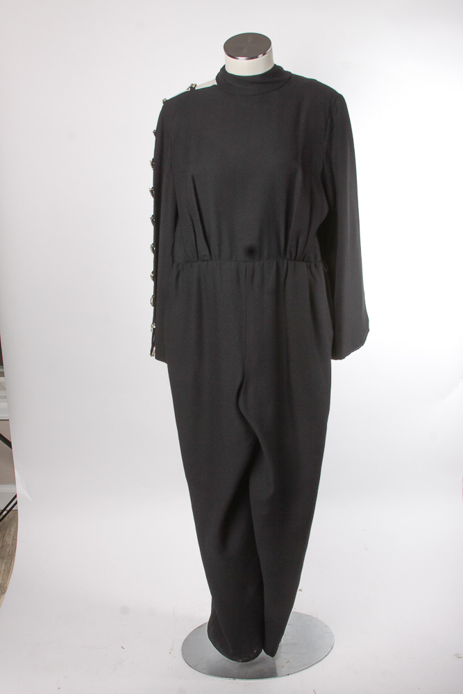 Pair of Women's Black Rompers
