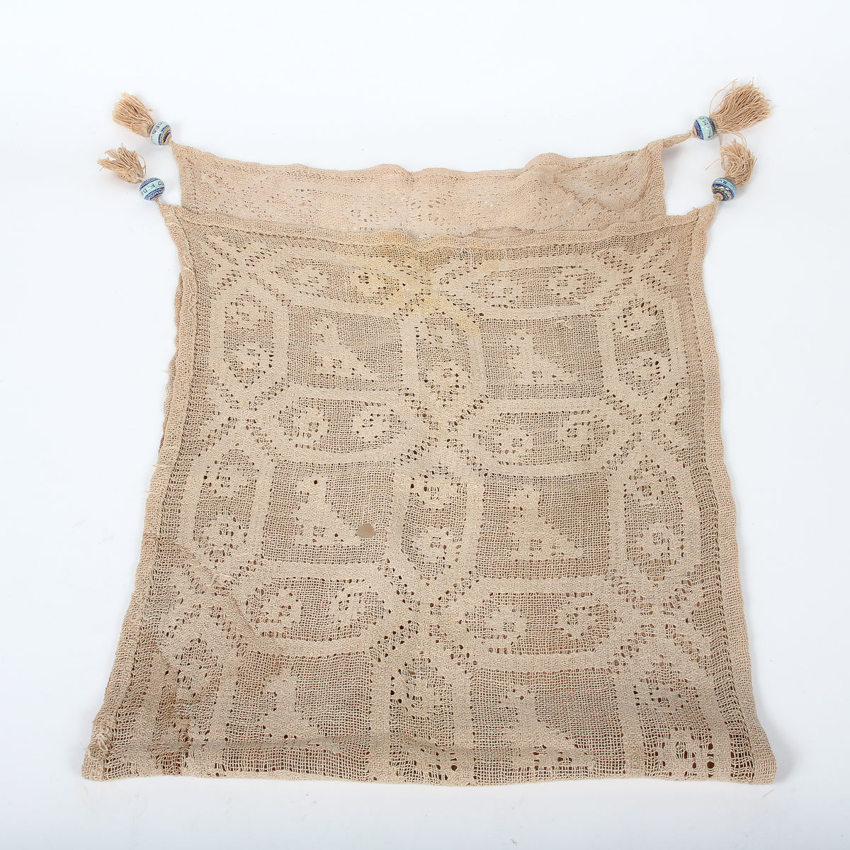 Vintage Pulled Thread Dresser Scarf