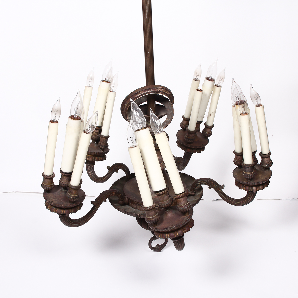 Antique Bronze Chandelier