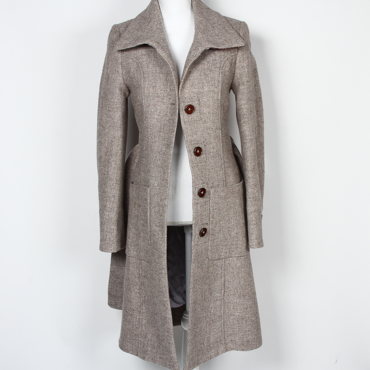 Pinko Wool Overcoat