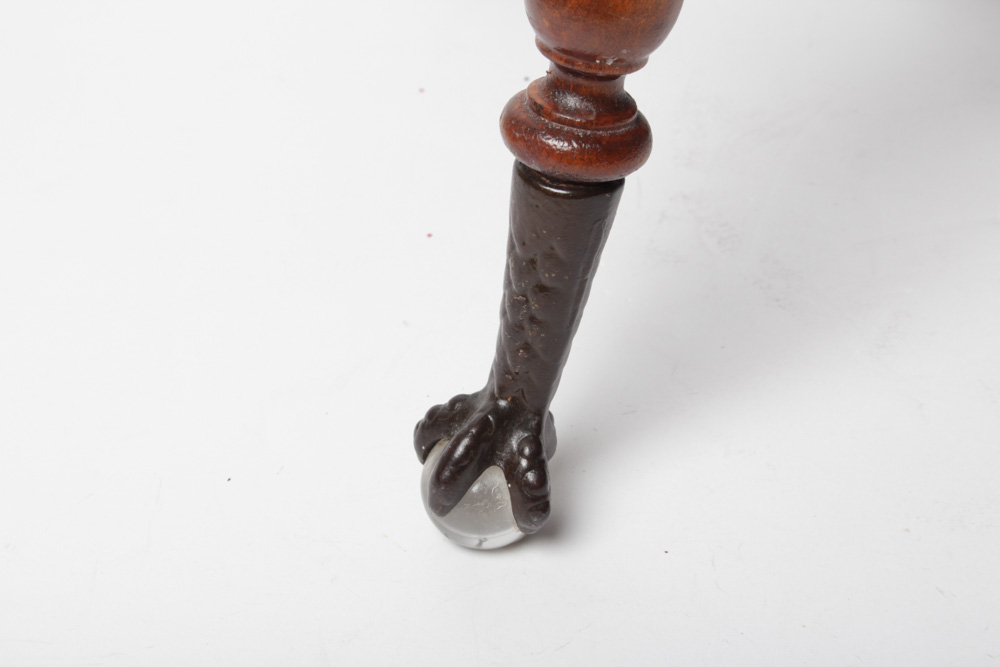 Antique Elevating Piano Stool