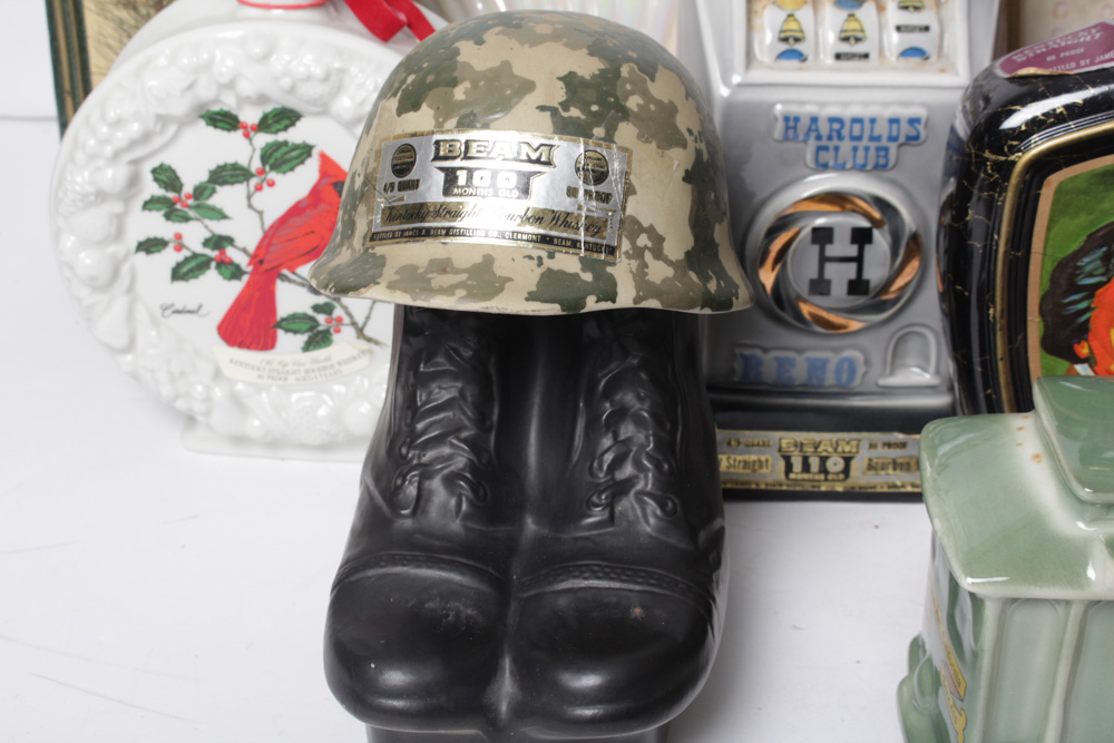 Vintage Jim Beam Porcelain Decanters