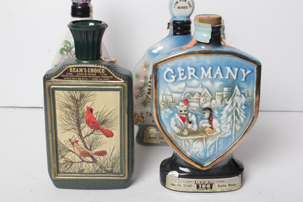 Vintage Jim Beam Porcelain Decanters