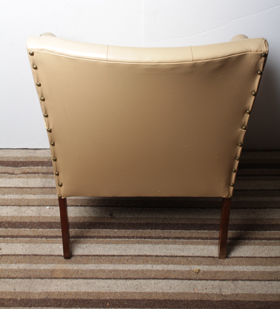 Mid-Century Vinyl Side Chair