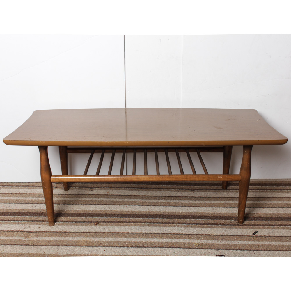 Mid-Century Matching Coffee Table and Side Table