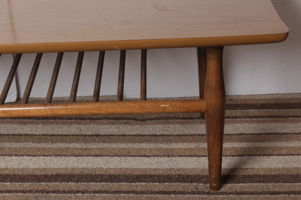 Mid-Century Matching Coffee Table and Side Table