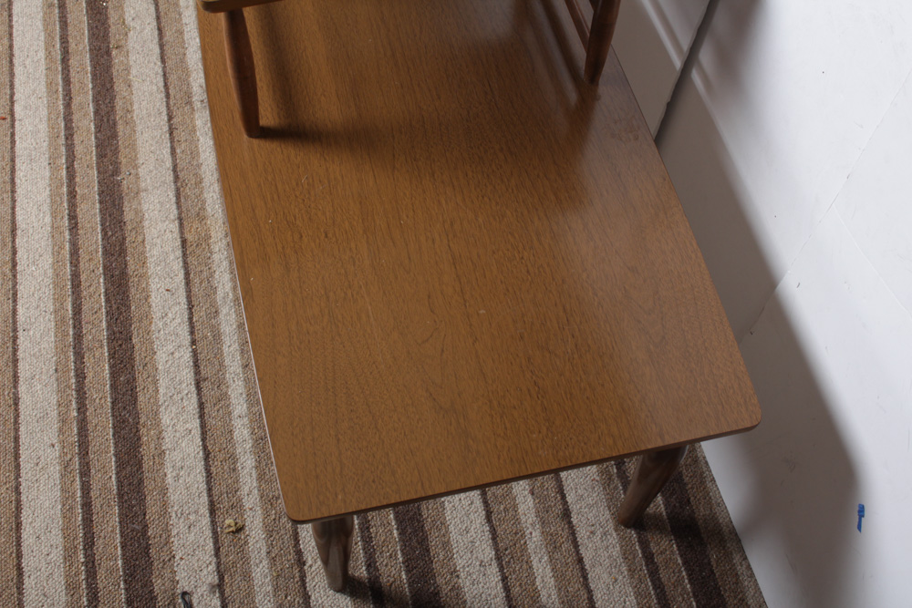 Mid-Century Matching Coffee Table and Side Table